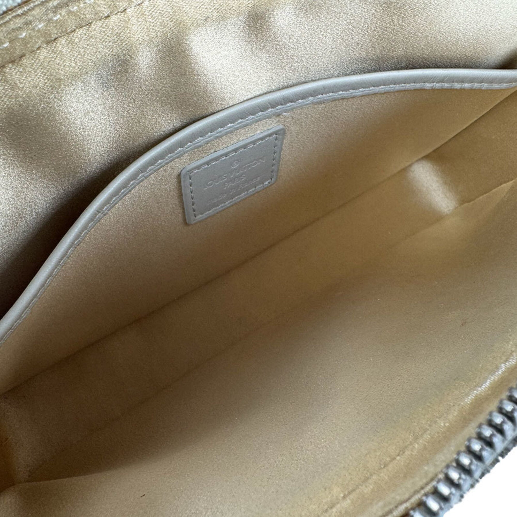 Louis Vuitton Silver Monogram Shiny Shoulder Bag (Pre-Owned)