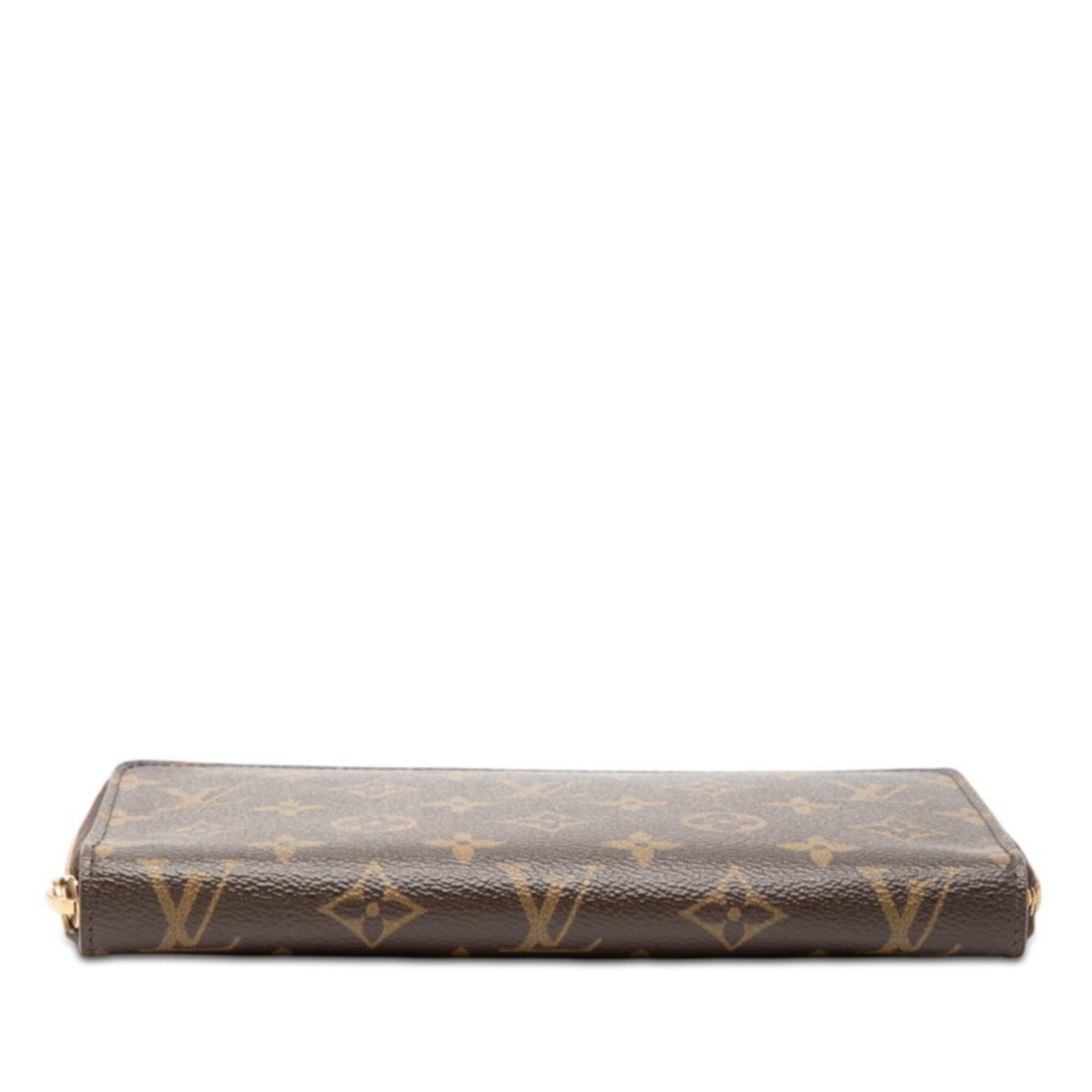 Louis Vuitton Monogram Brown Pvc Leather Long Wallet (Bi-Fold) (Pre-Owned)