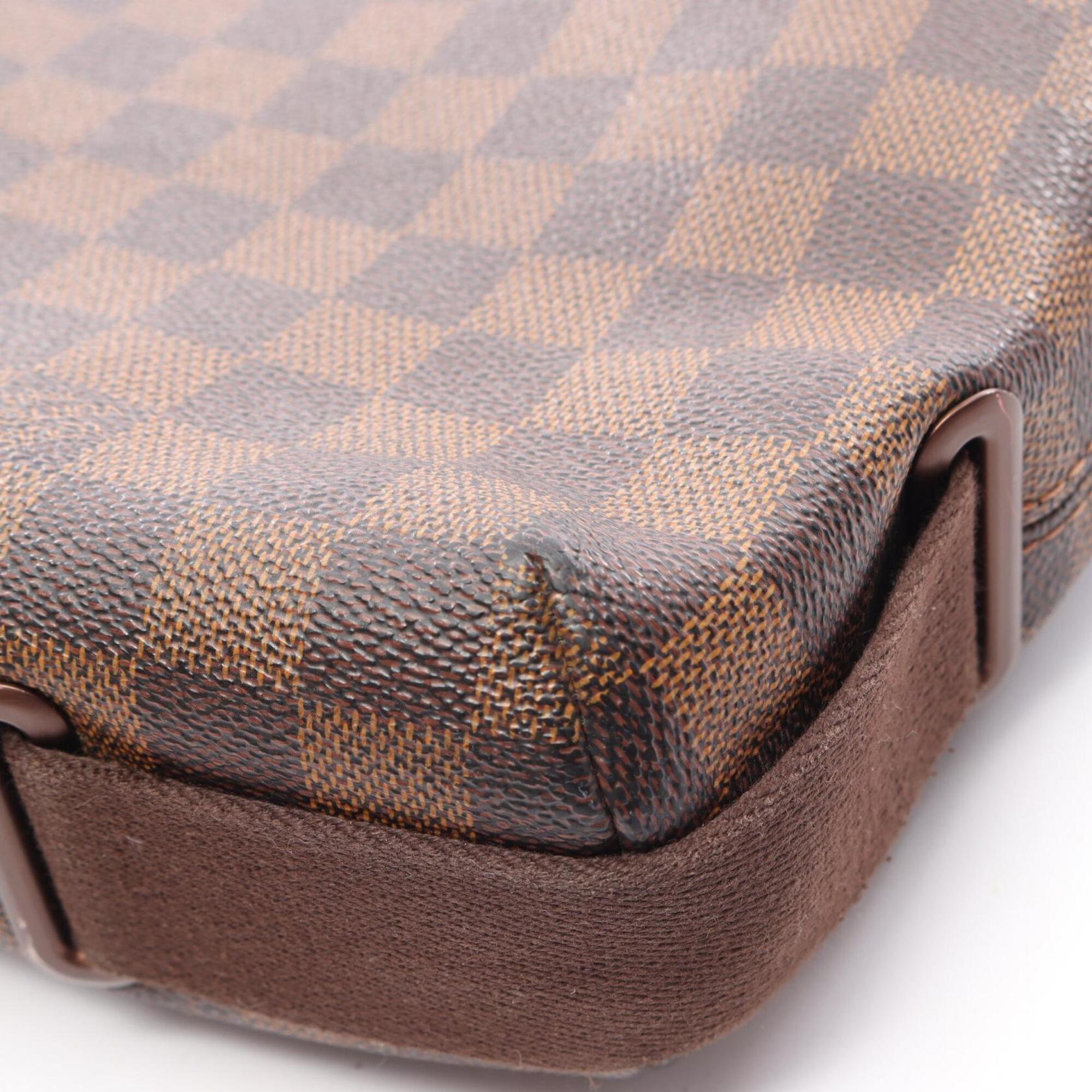 Louis Vuitton Brown Coated Canvas Pvc Leather Handbag Shoulder Bag (Pre-Owned)