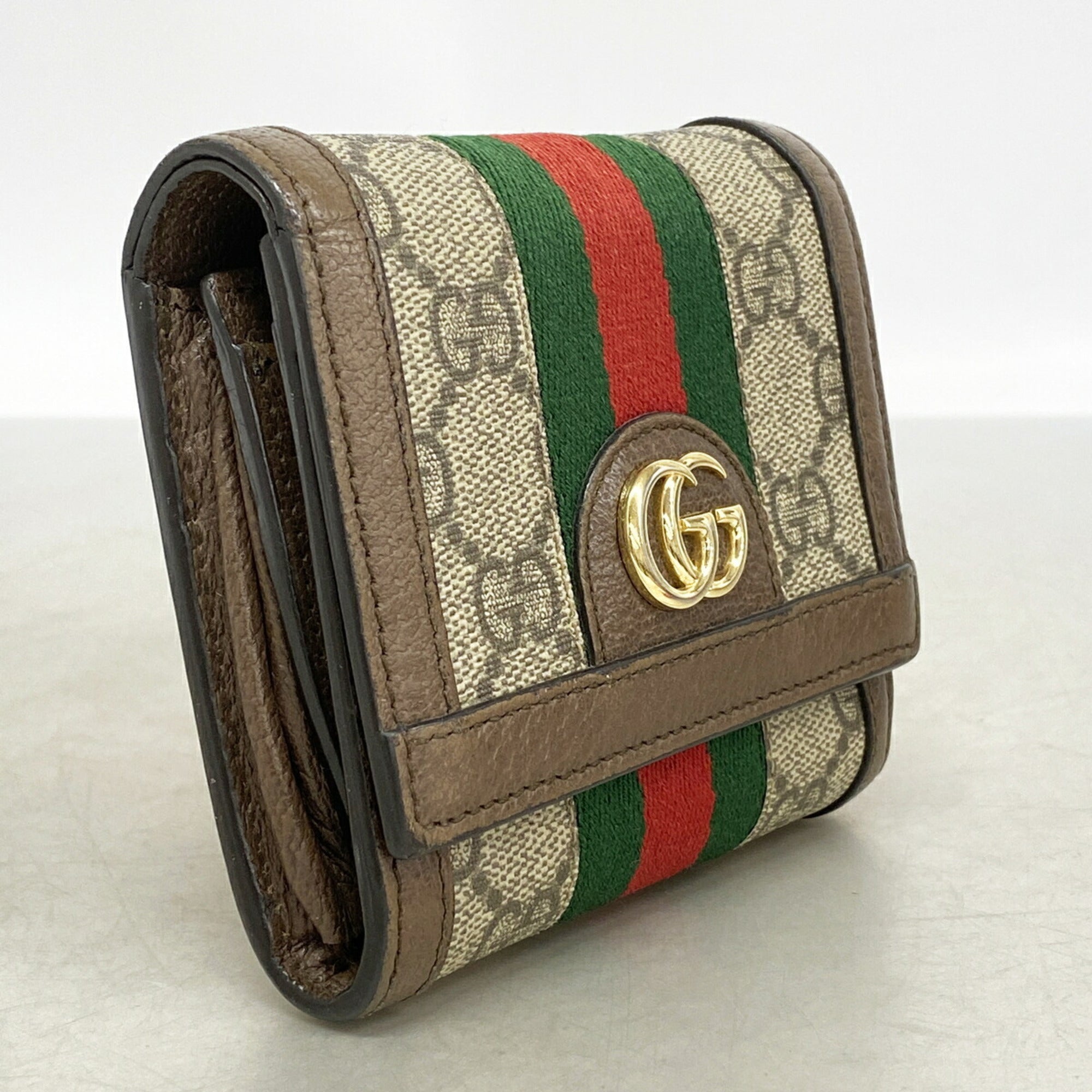 Gucci Brown Pvc Wallet (Bi-Fold) (Pre-Owned)