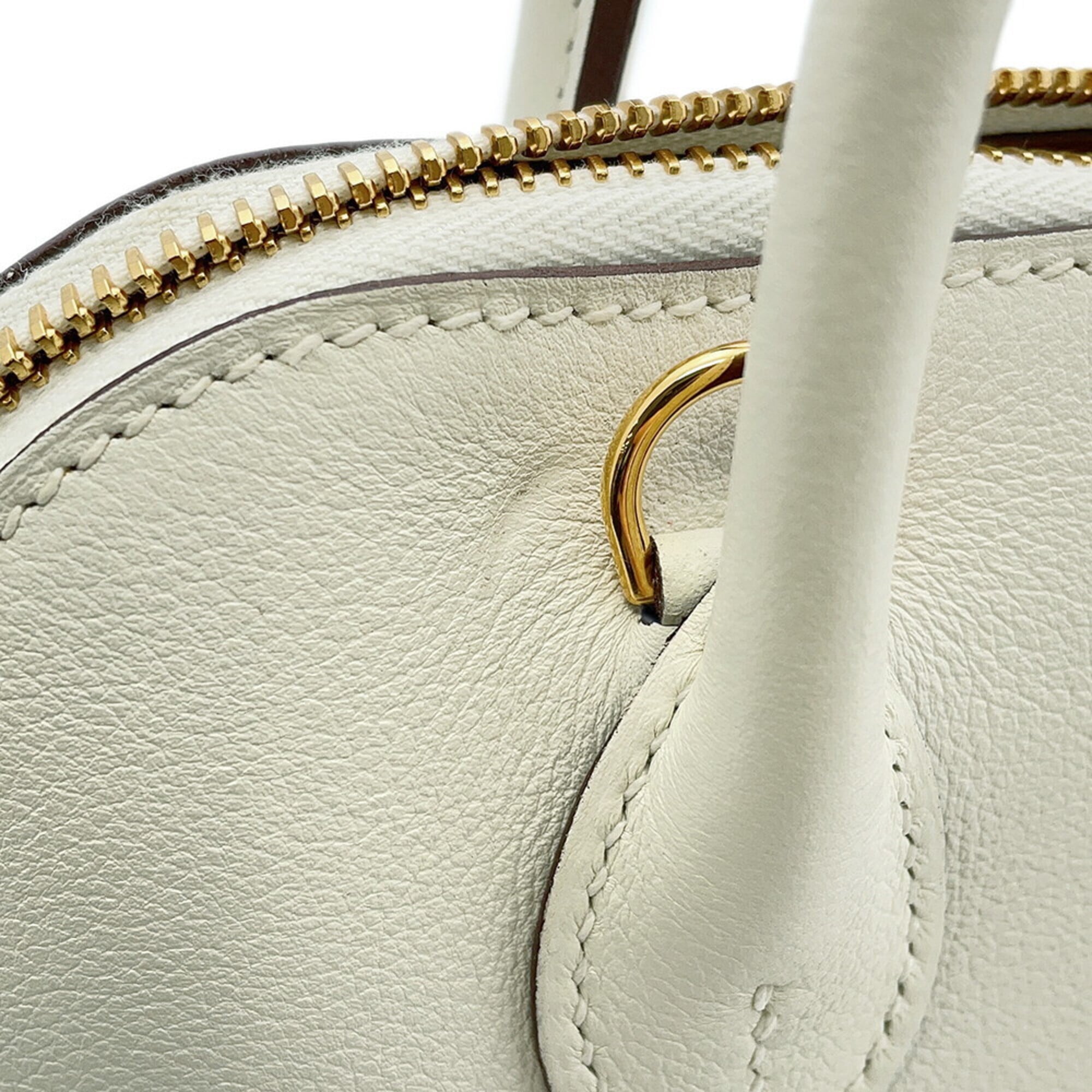 Hermes Bolide Gold Handbag Shoulder Bag (Pre-Owned)