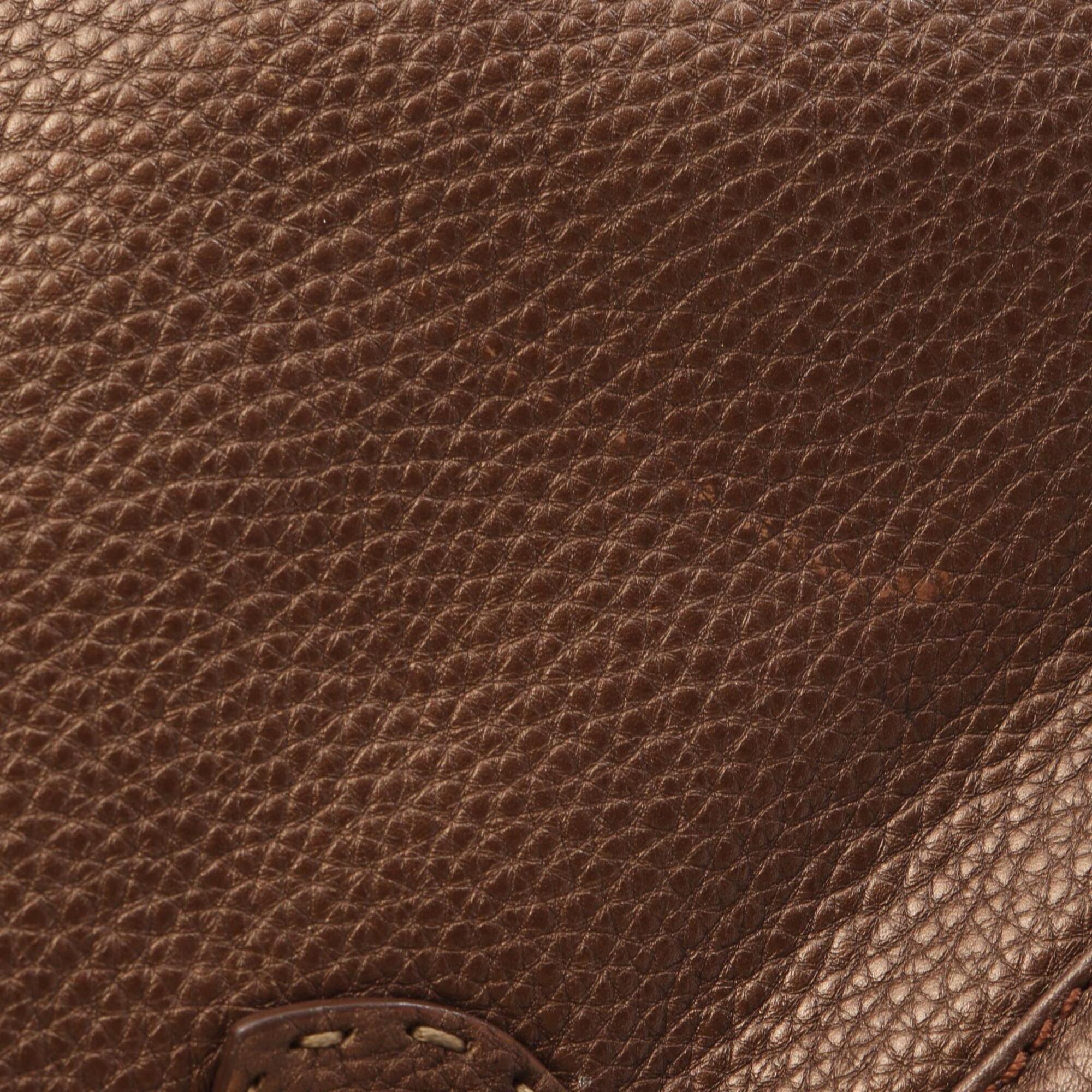 Fendi Brown Leather Handbag (Pre-Owned)