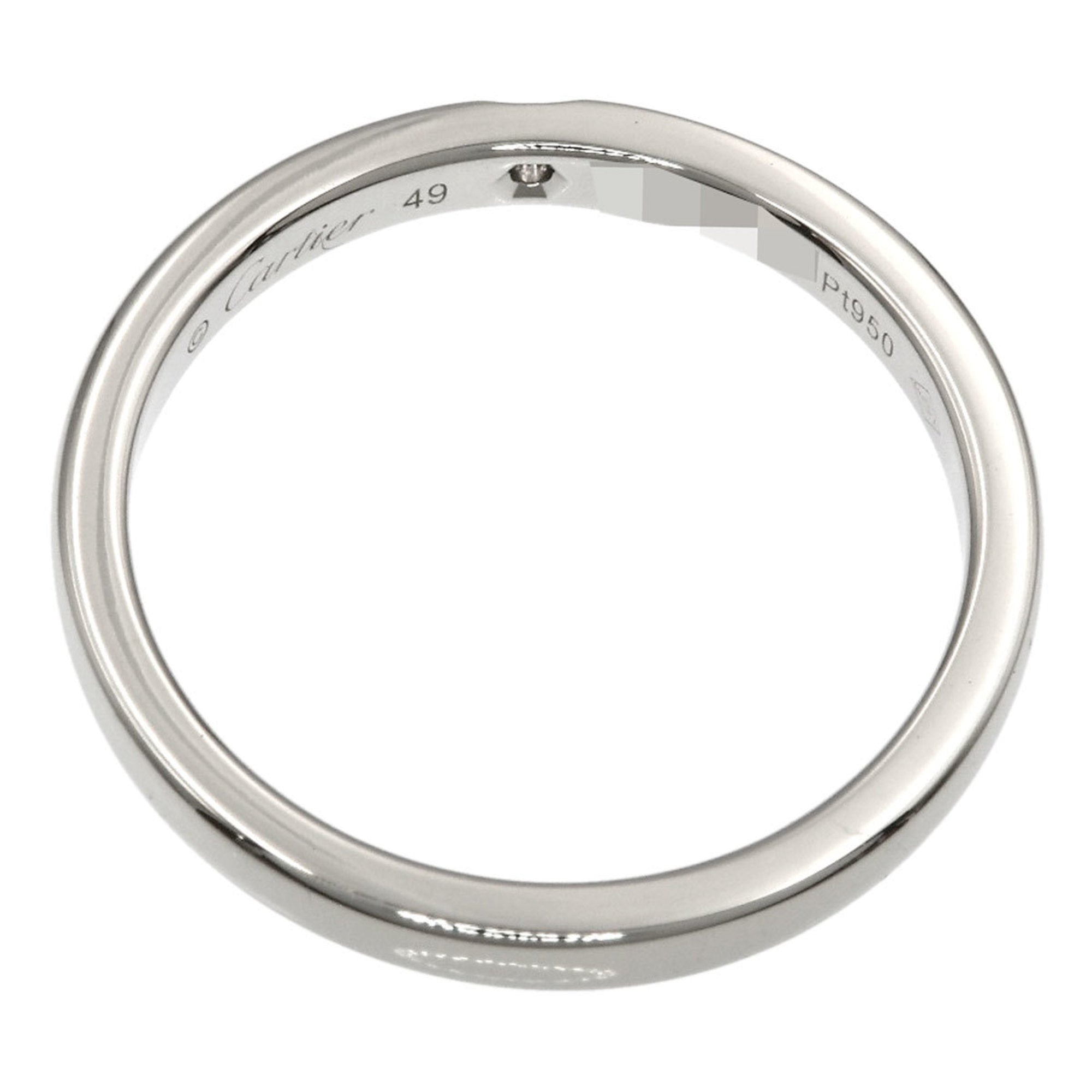 Cartier Platinum 950 Band Ring (Pre-Owned)