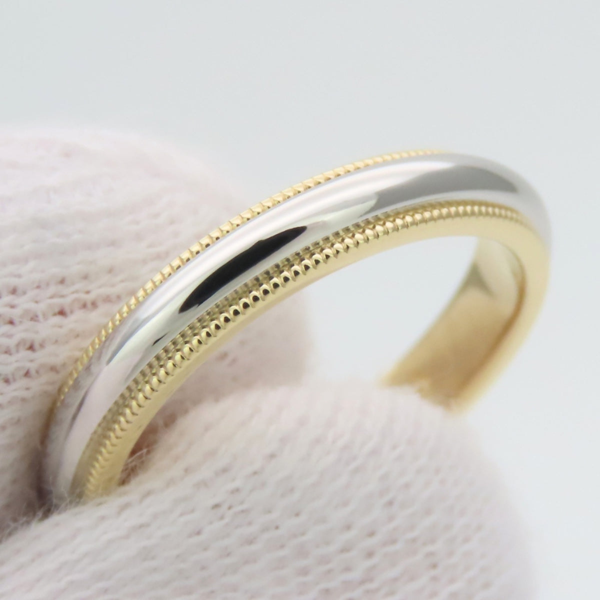 Tiffany Platinum Yellow Gold Yellow Gold (18K) Platinum 950 Band Ring (Pre-Owned)