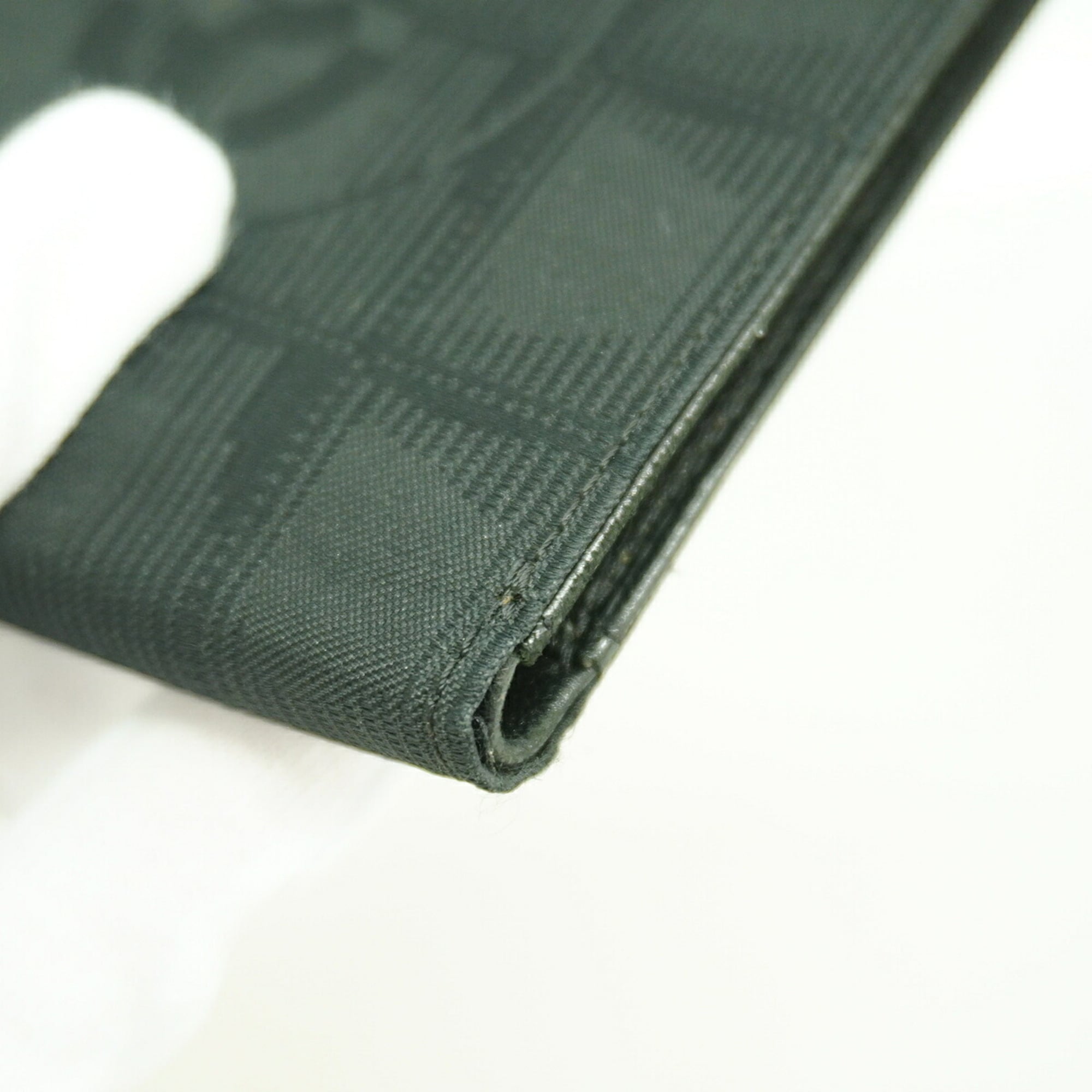 Chanel Black Nylon Canvas Wallet (Bi-Fold) (Pre-Owned)