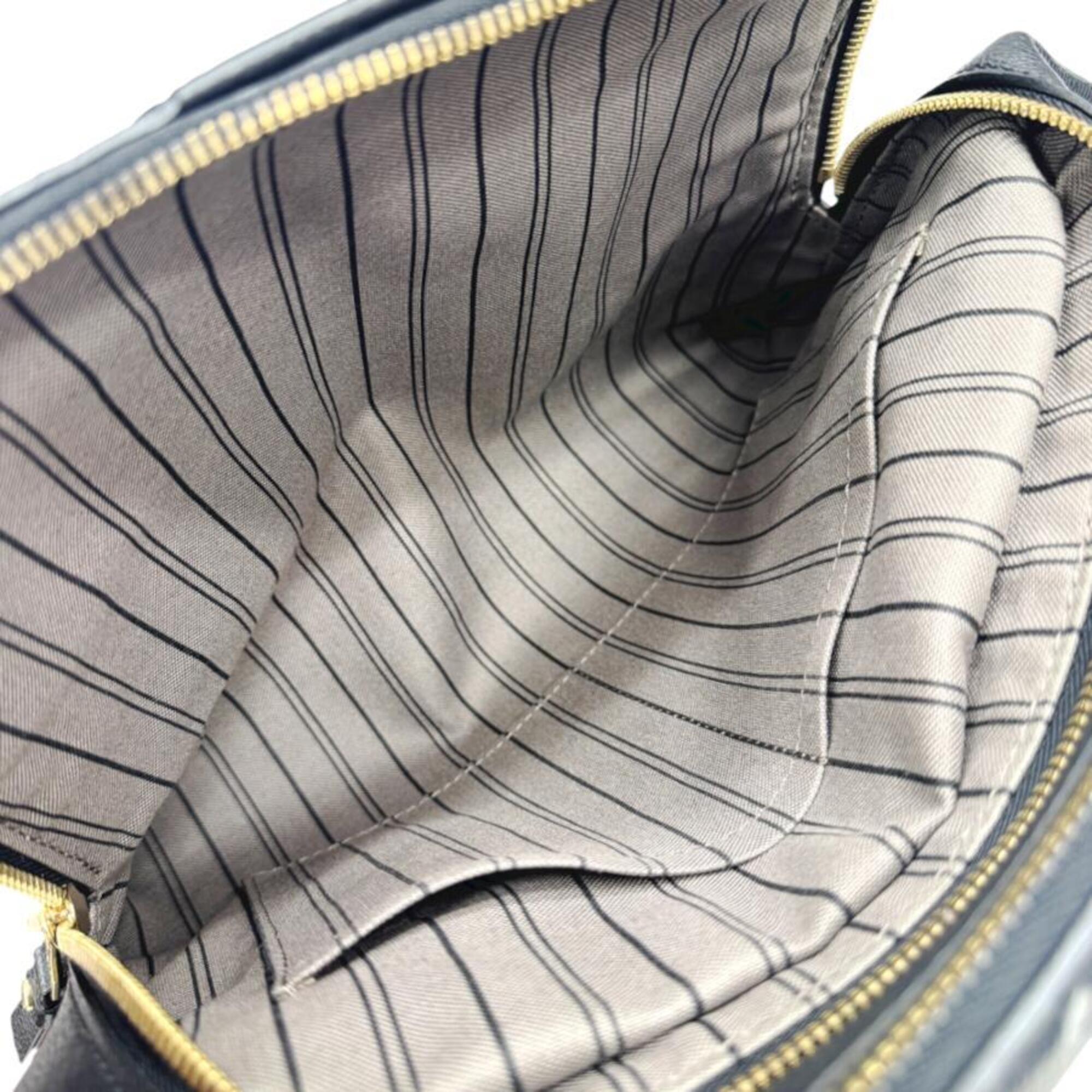 Louis Vuitton Black Noir Monogram Empreinte Handbag (Pre-Owned)