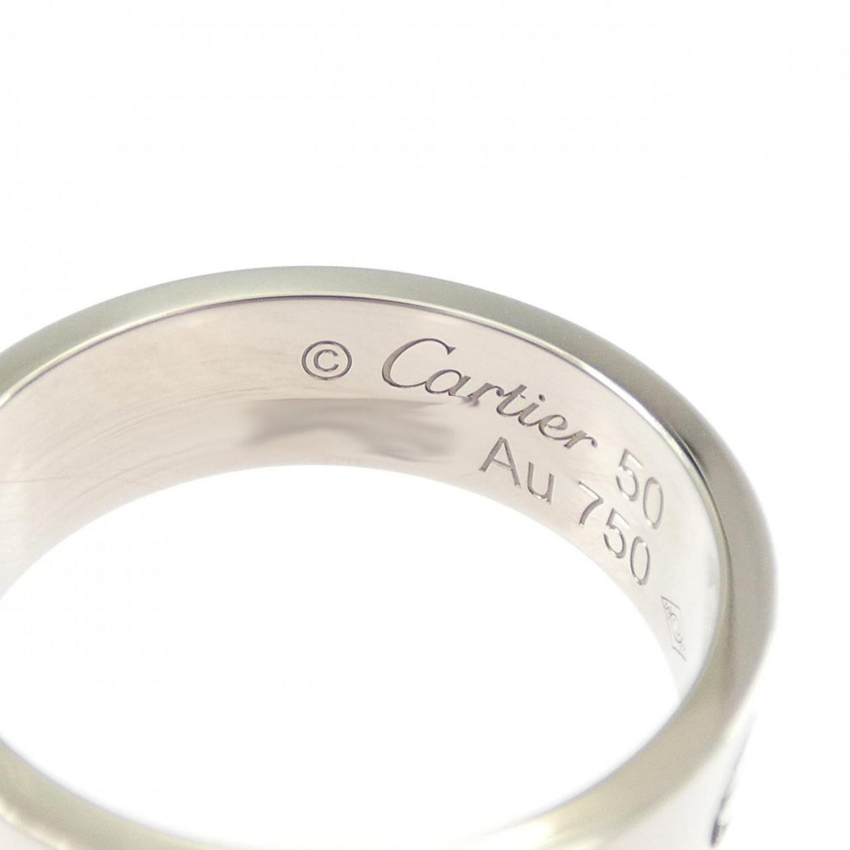 Cartier White Gold (18K) Band Ring (Pre-Owned)
