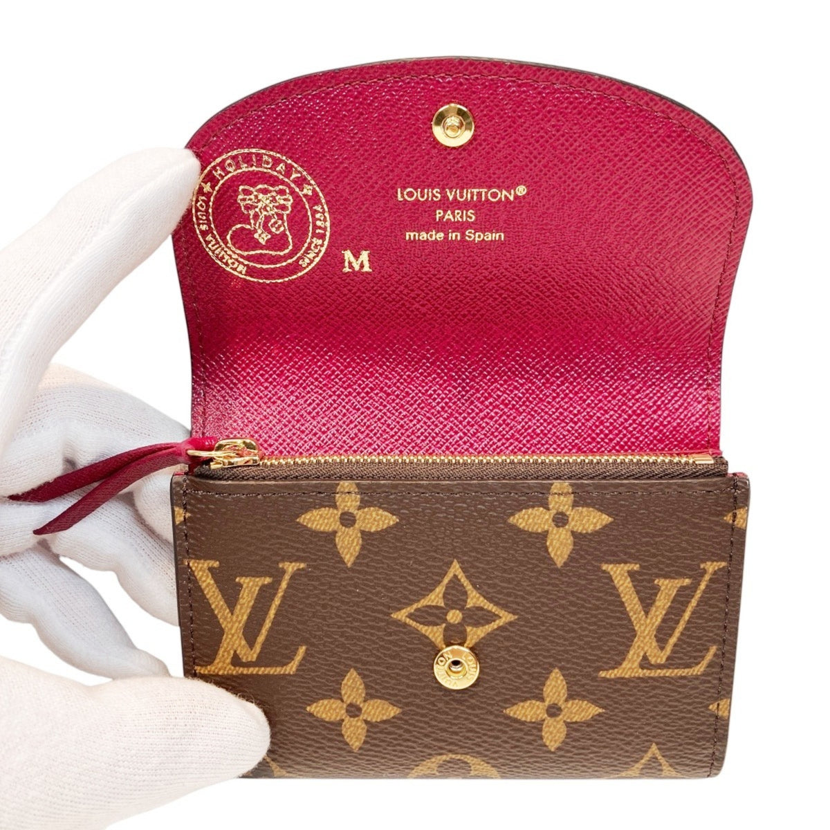 Louis Vuitton Rose Ballerine Coated Canvas Coin Purse/Coin Case (Pre-Owned)