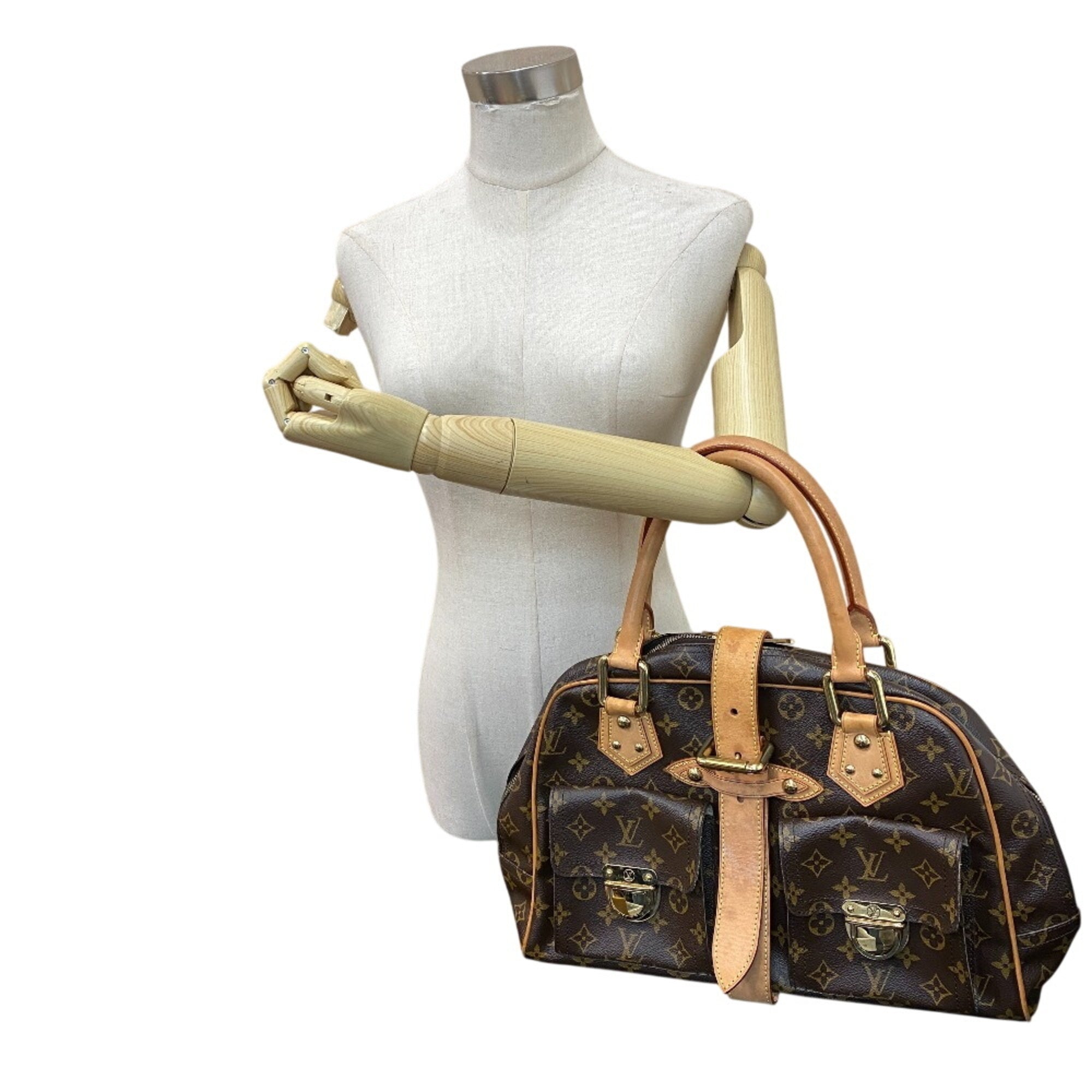 Louis Vuitton Brown Monogram Monogram Leather Handbag (Pre-Owned)