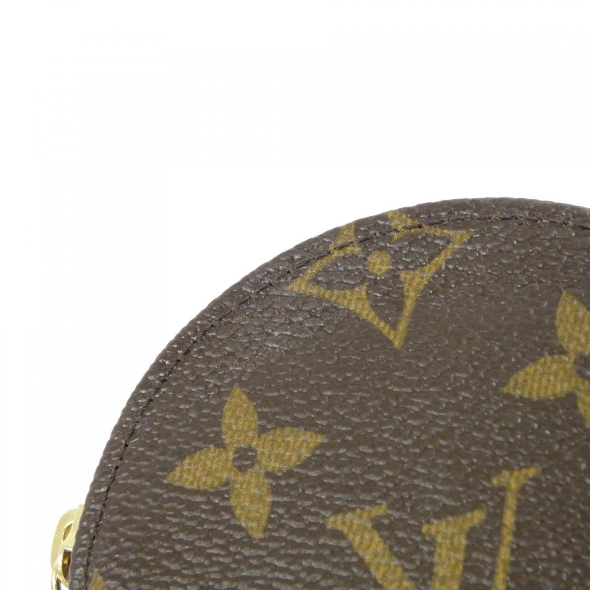Louis Vuitton Monogram Marron Coated Canvas Coin Purse/Coin Case (Pre-Owned)