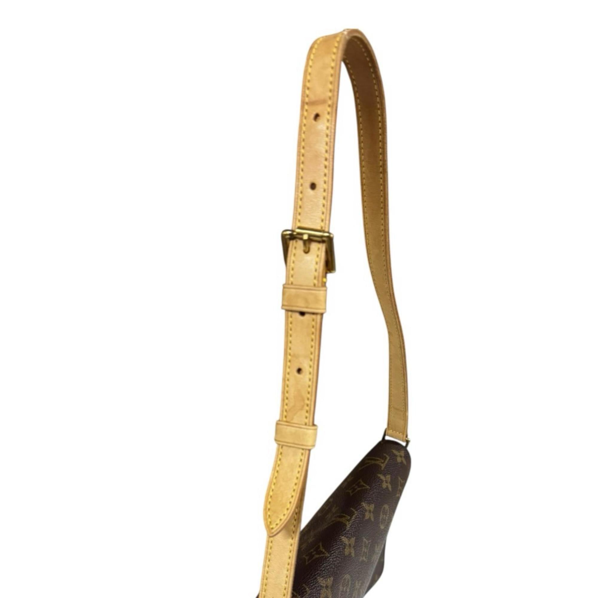 Louis Vuitton Brown Monogram Canvas Shoulder Bag (Pre-Owned)