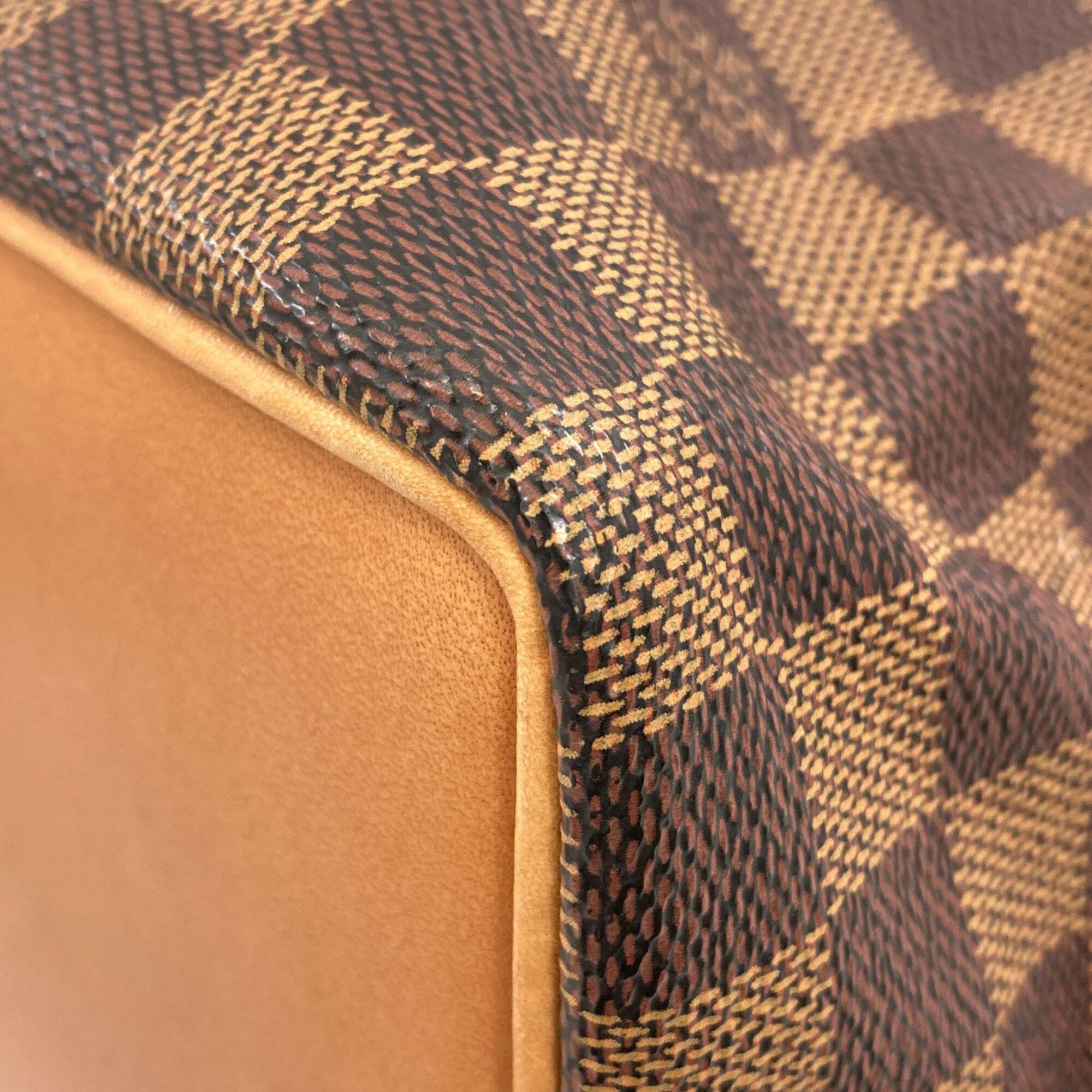 Louis Vuitton Damier Canvas Ebene Damier Canvas Tote Bag (Pre-Owned)