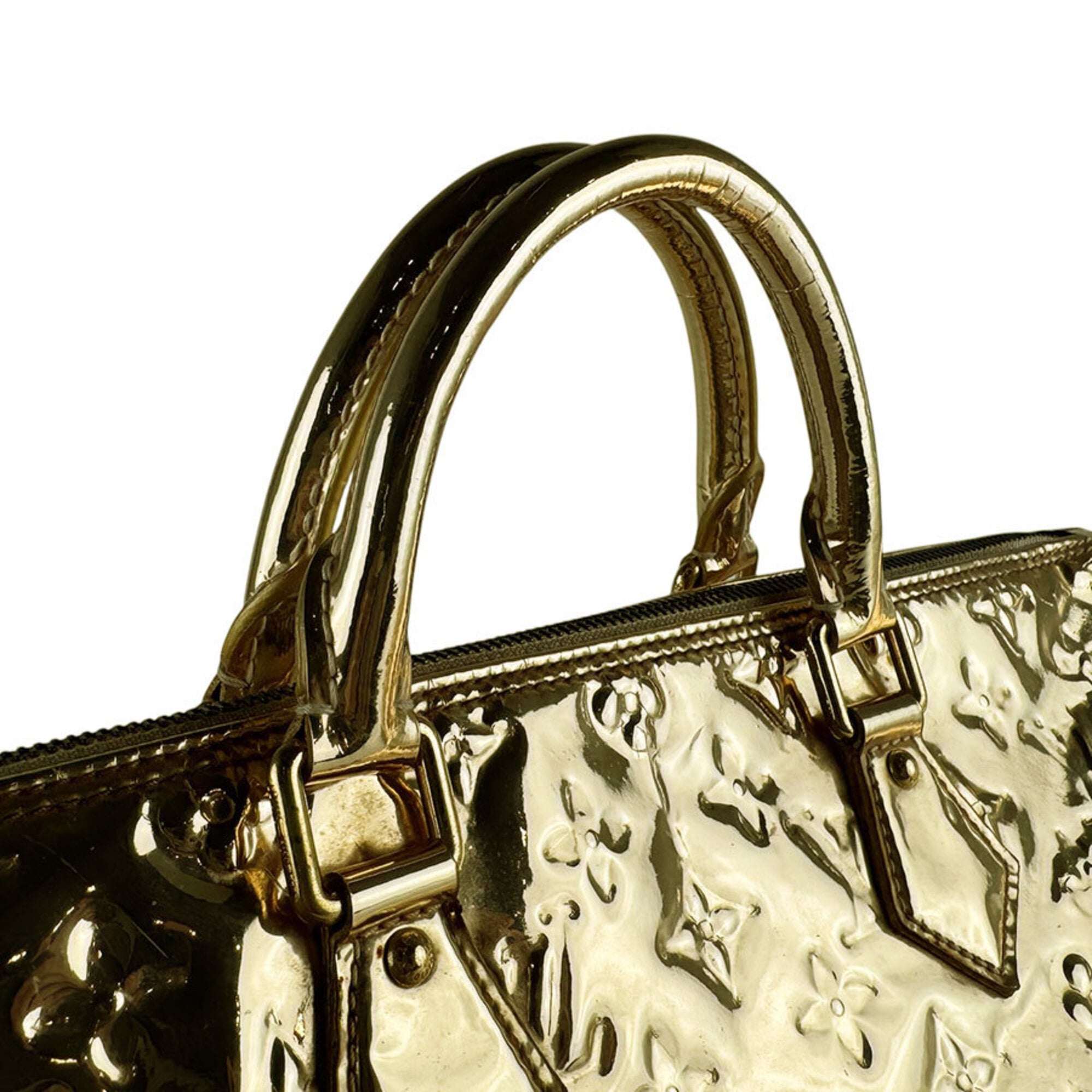 Louis Vuitton Gold Monogram Miroir Handbag (Pre-Owned)