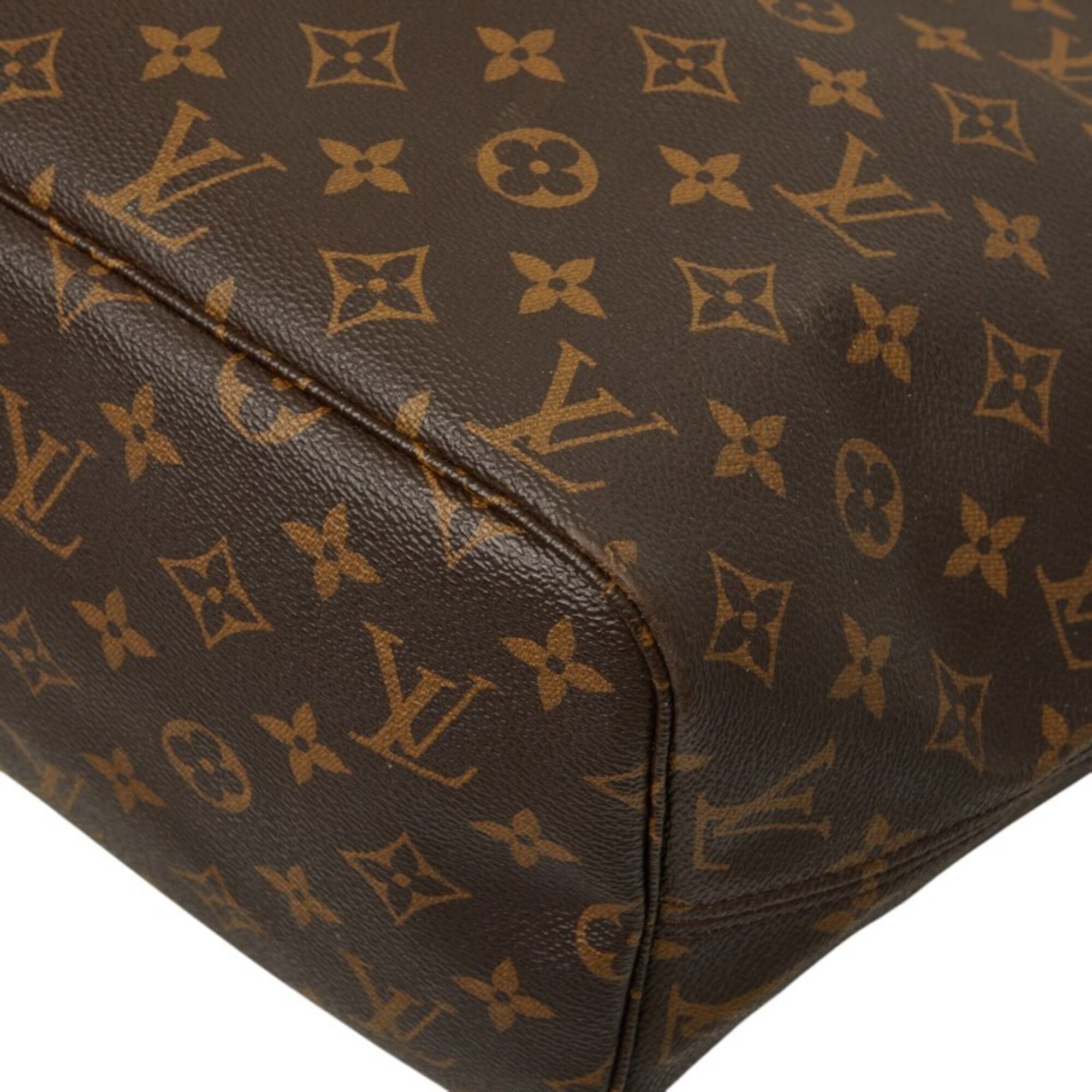 Louis Vuitton Monogram Brown Pvc Leather Tote Bag (Pre-Owned)