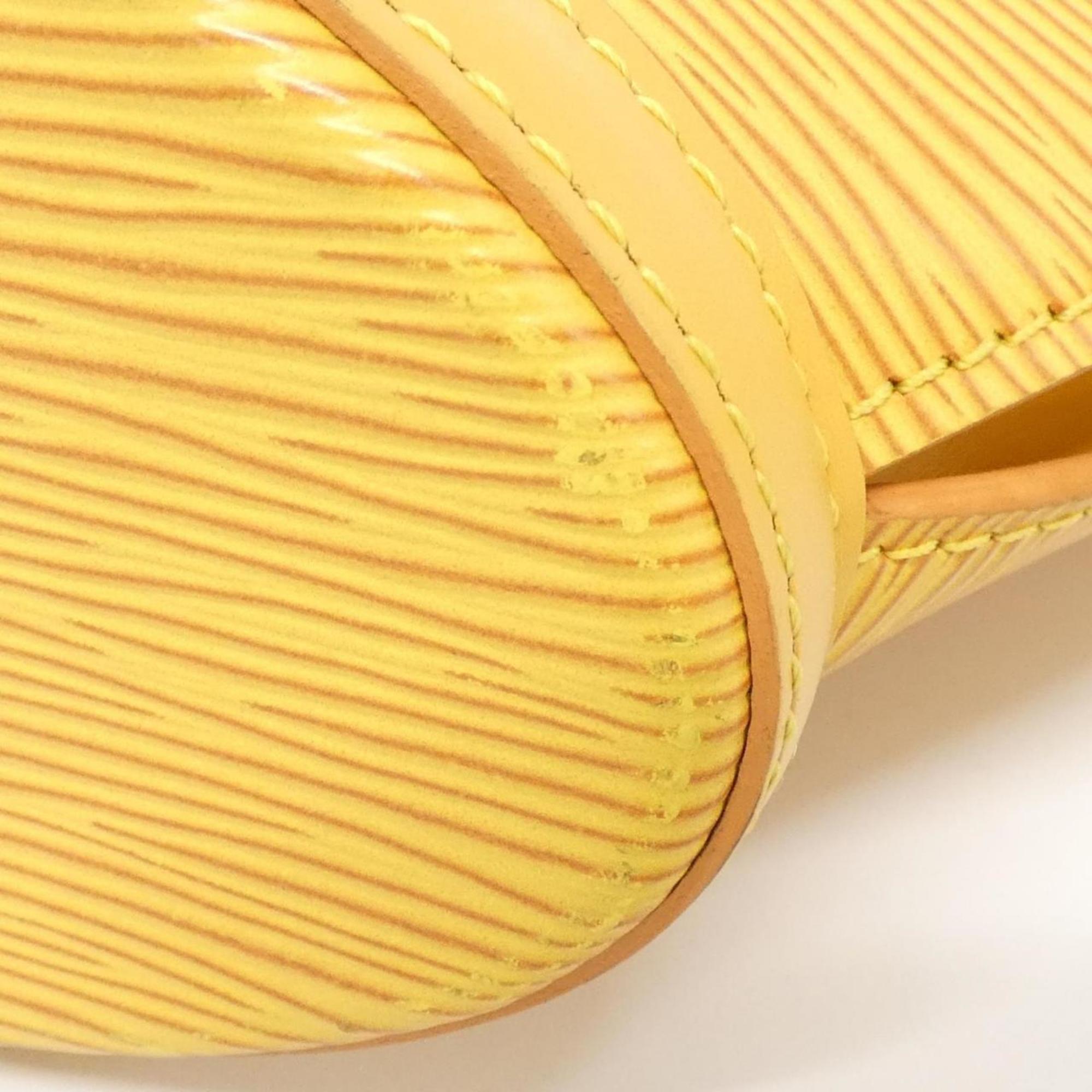 Louis Vuitton Yellow Leather Handbag (Pre-Owned)