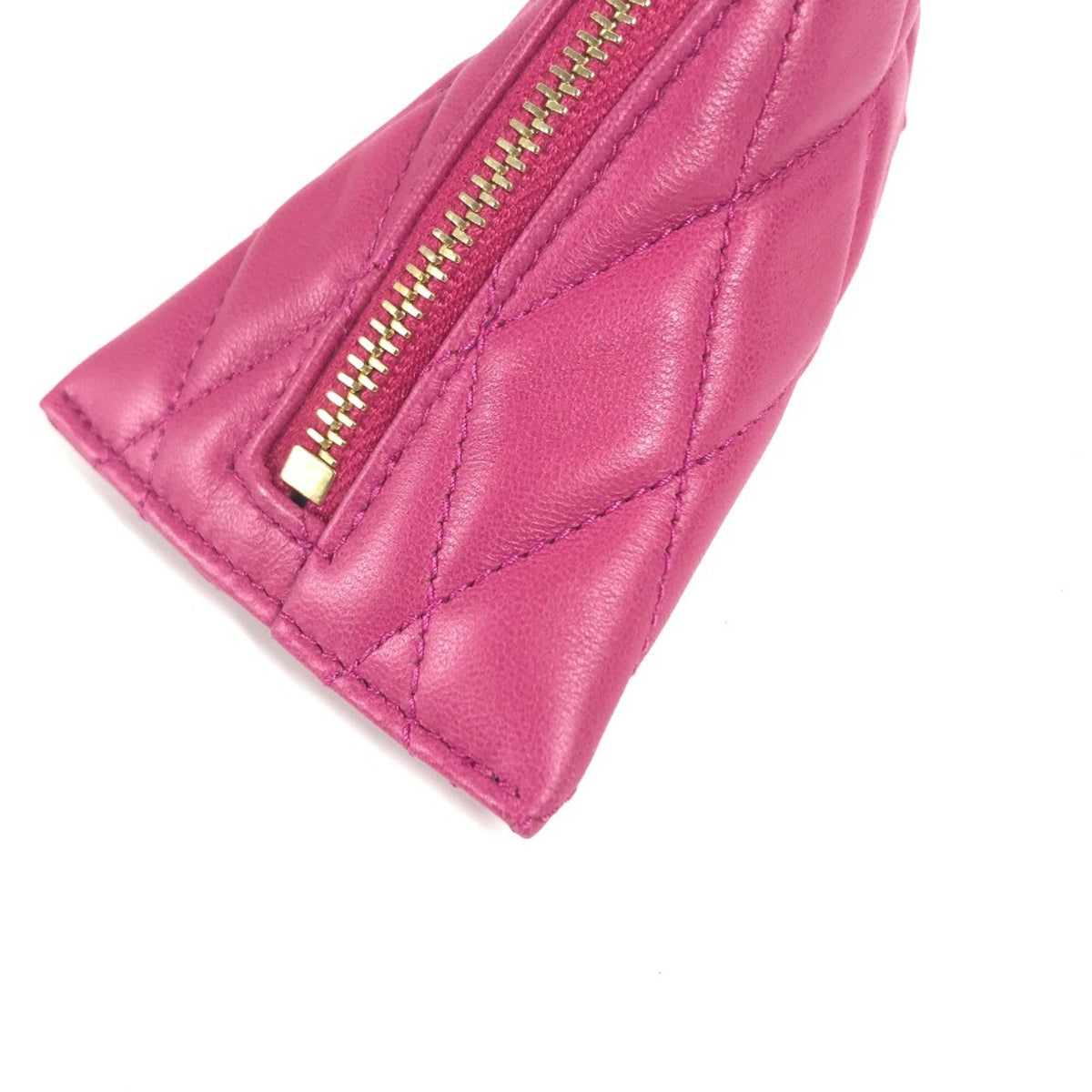 Saint Laurent Pink Leather Coin Purse/Coin Case (Pre-Owned)