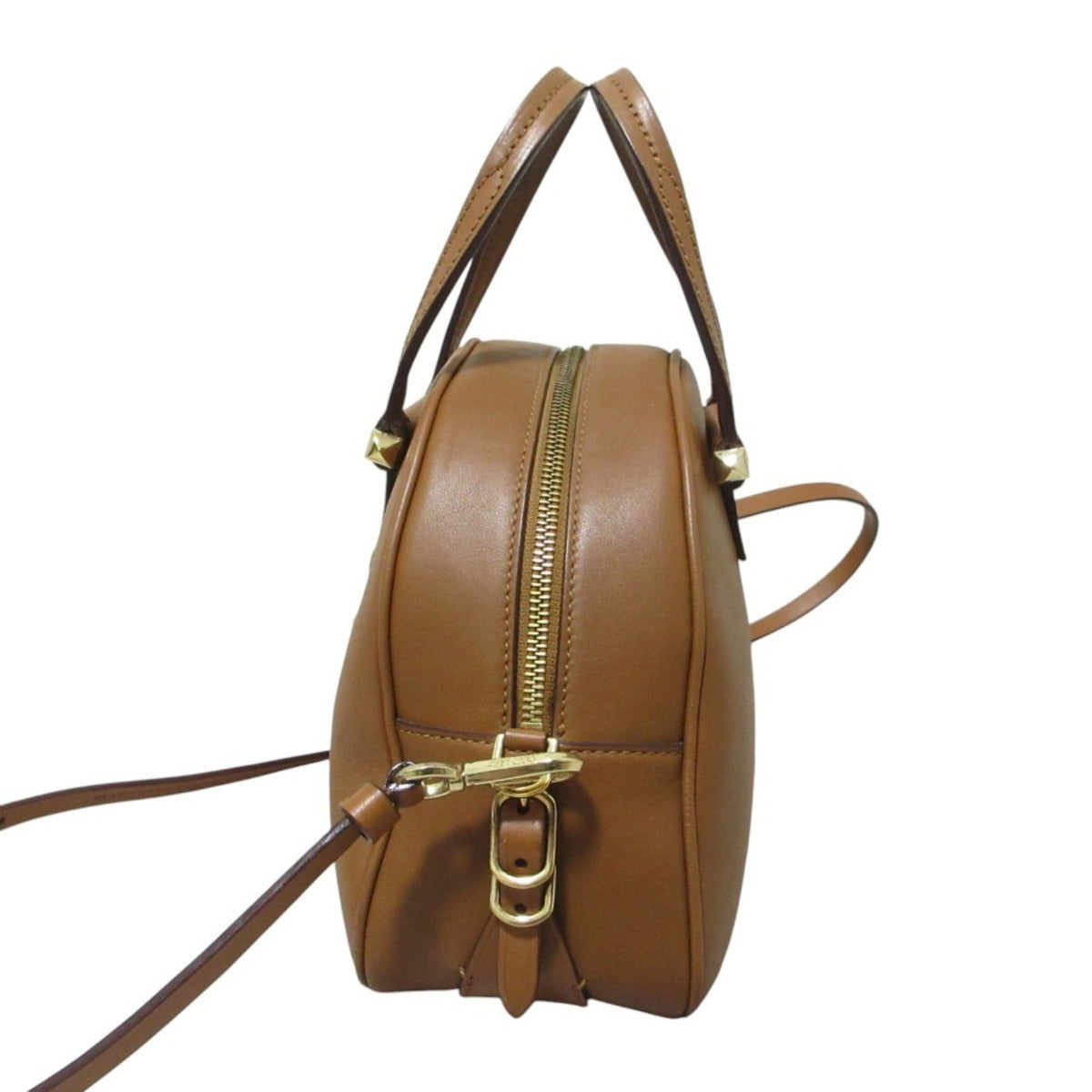 Jimmy Choo Brown Leather Handbag Shoulder Bag (Pre-Owned)