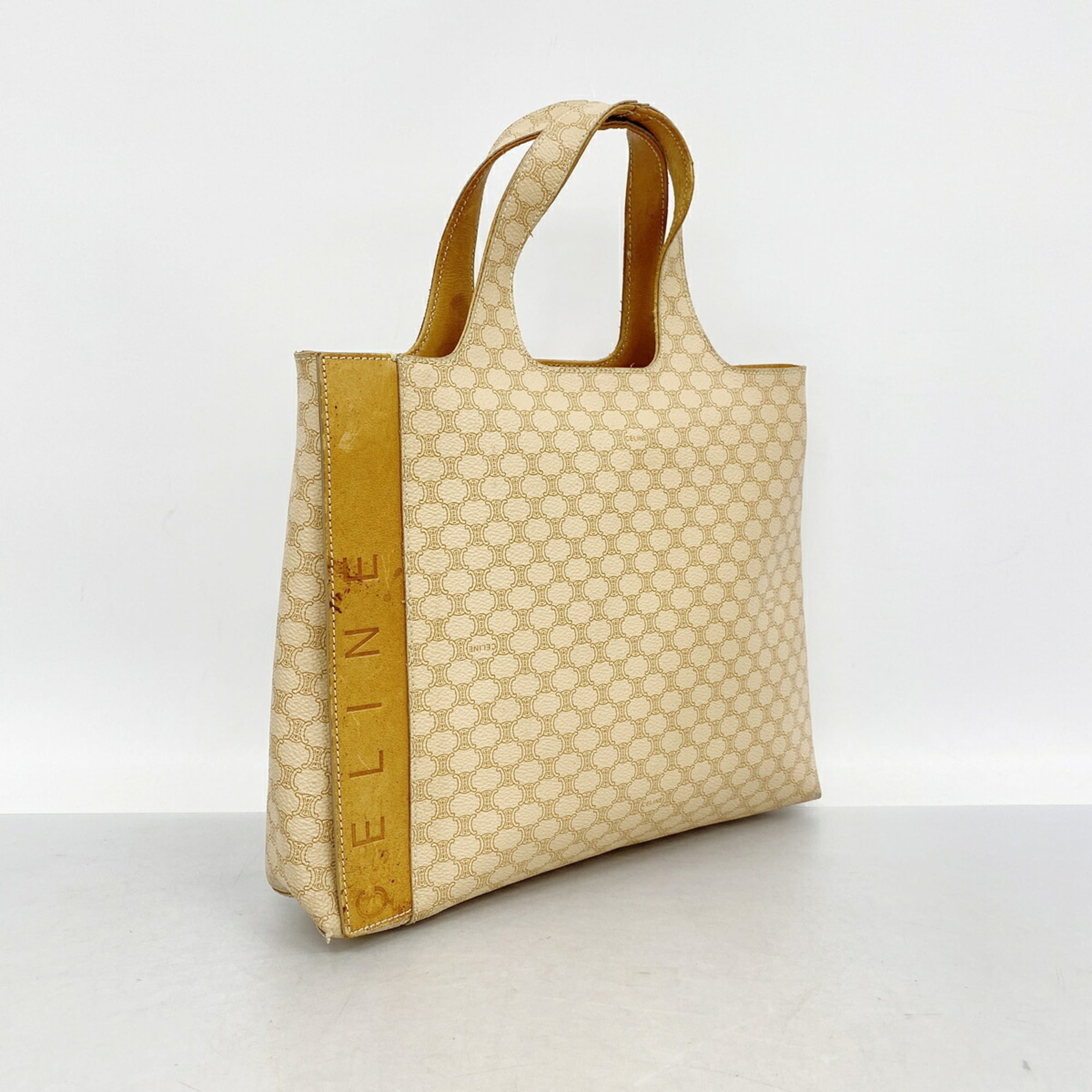Celine Brown Pvc Handbag (Pre-Owned)