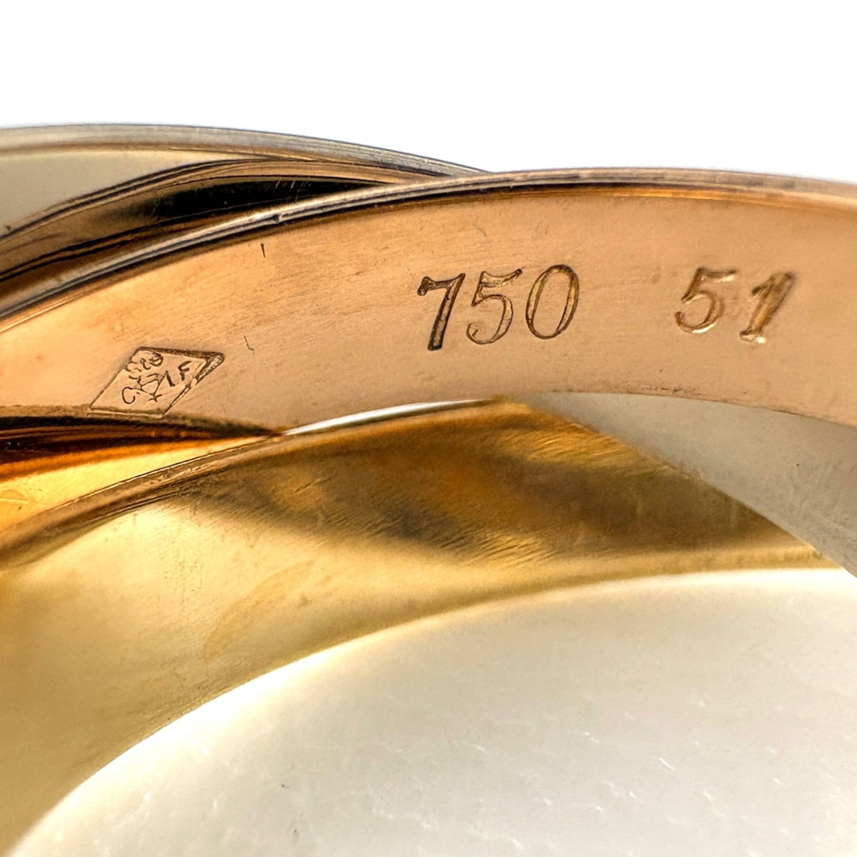 Cartier Yellow Gold (18K) Pink Gold (18K) White Gold (18K) Band Ring (Pre-Owned)