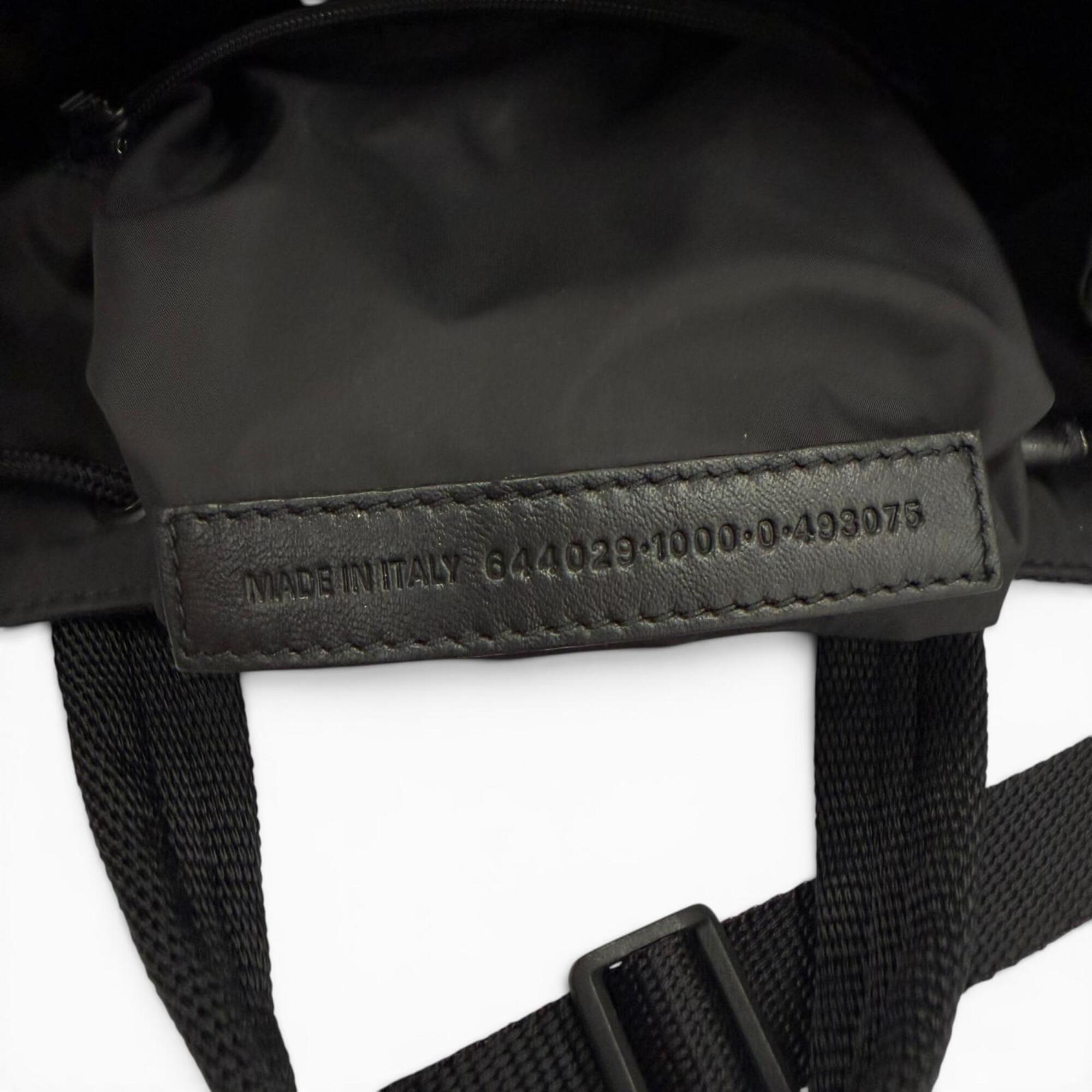 Balenciaga Black Nylon Tote Bag (Pre-Owned)