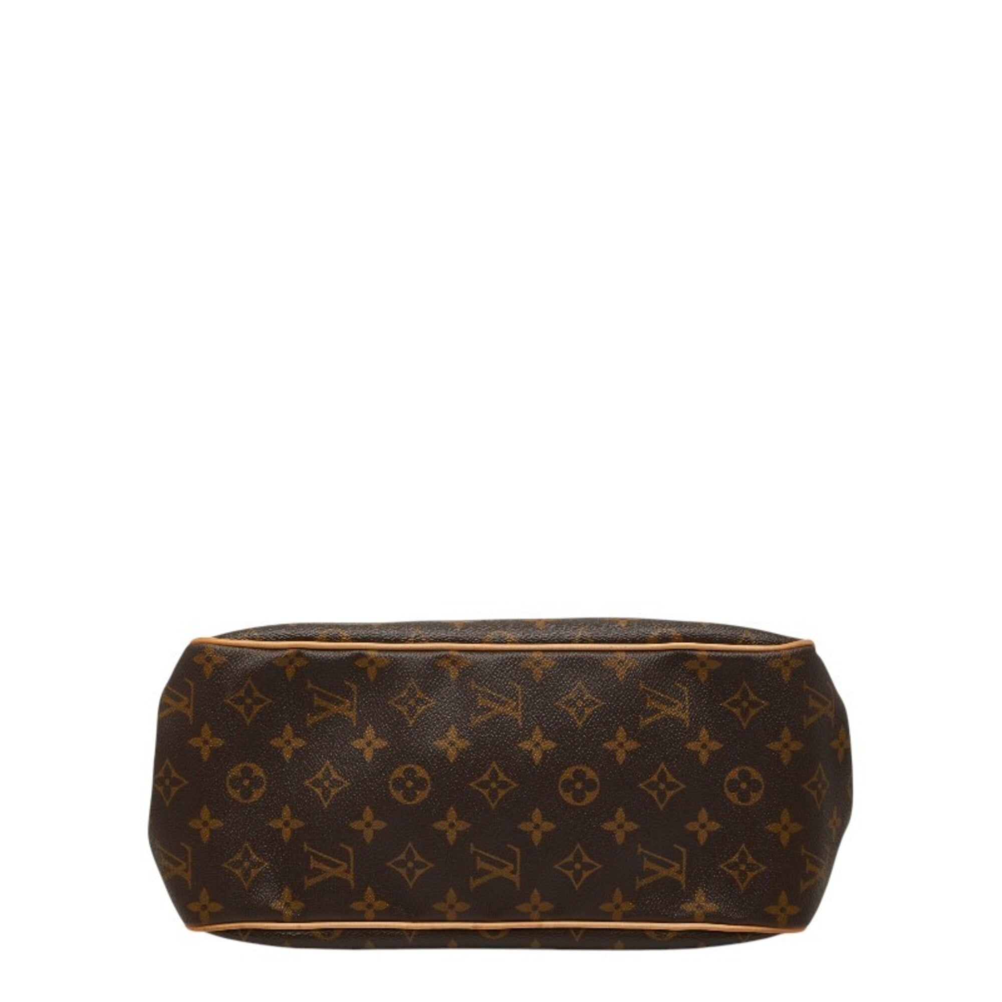 Louis Vuitton Brown Pvc Leather Shoulder Bag Tote Bag (Pre-Owned)