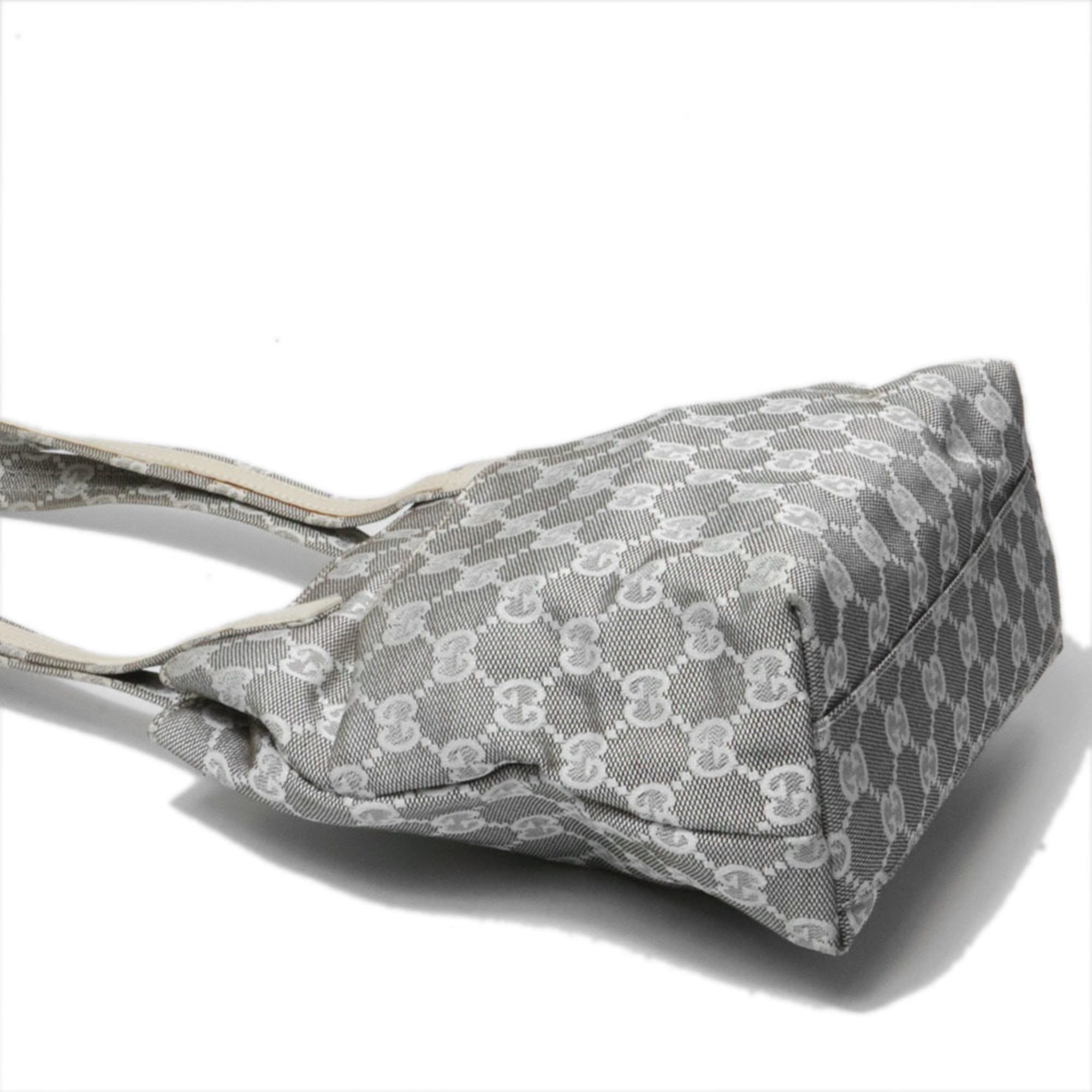 Gucci Gray Gg Canvas Tote Bag (Pre-Owned)