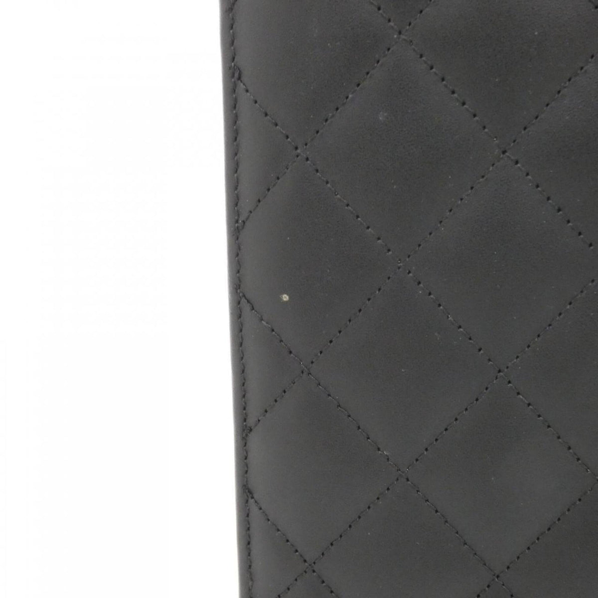 Chanel Black Pink Leather Long Wallet (Bi-Fold) (Pre-Owned)
