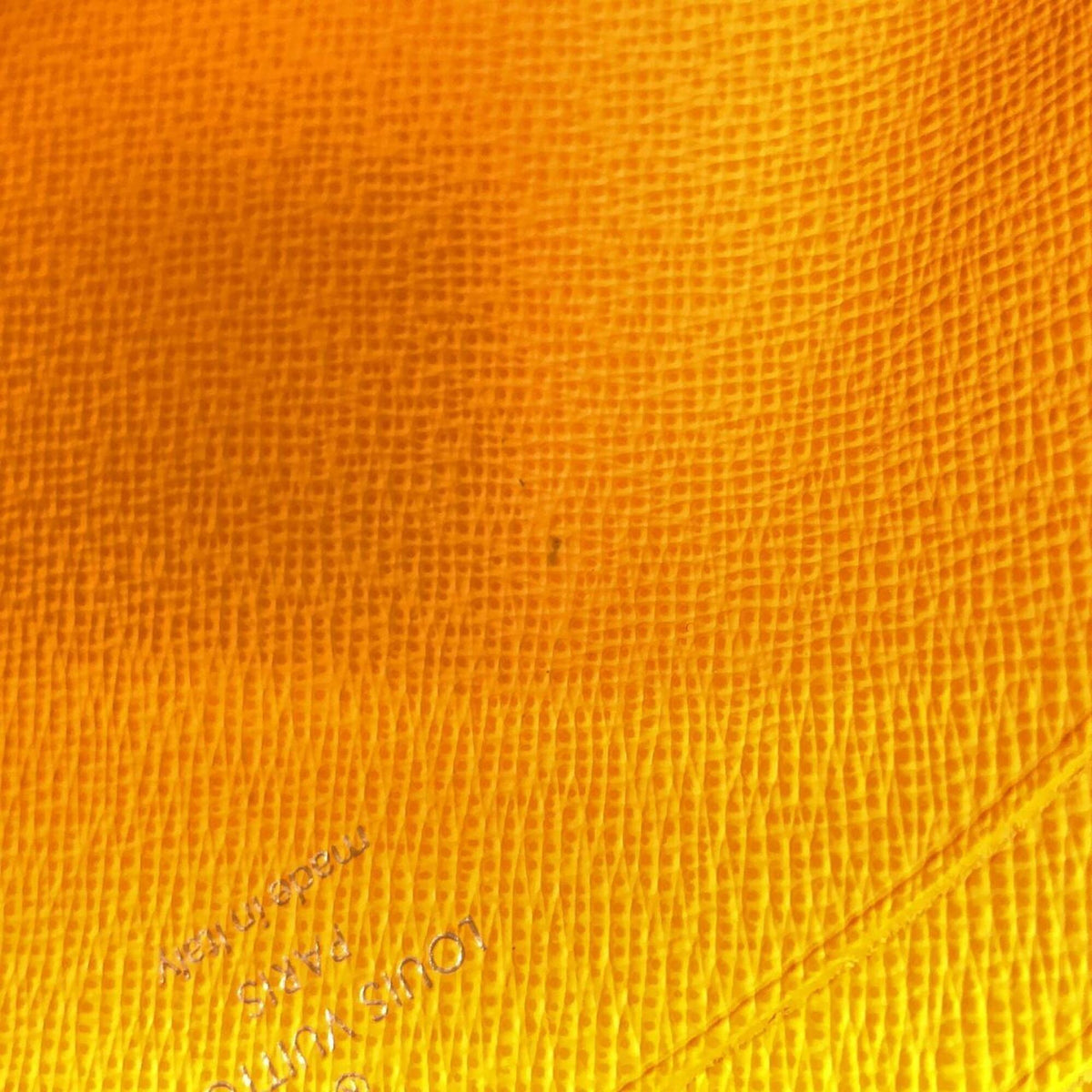 Louis Vuitton Monogram Macassar Marron Saffron Yellow Coated Canvas Pochette (Pre-Owned)