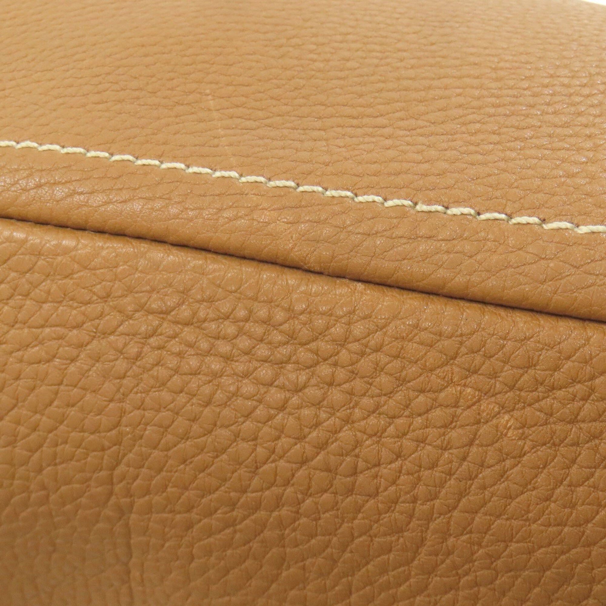 Prada Brown Leather Shoulder Bag (Pre-Owned)
