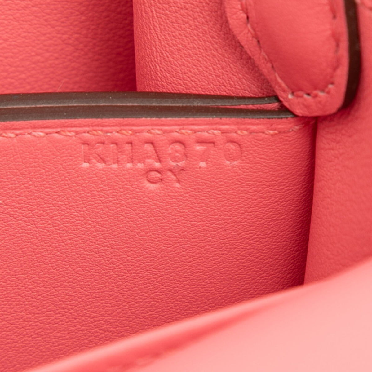 Hermes Pink Rose Azalee Swift Leather Shoulder Bag (Pre-Owned)