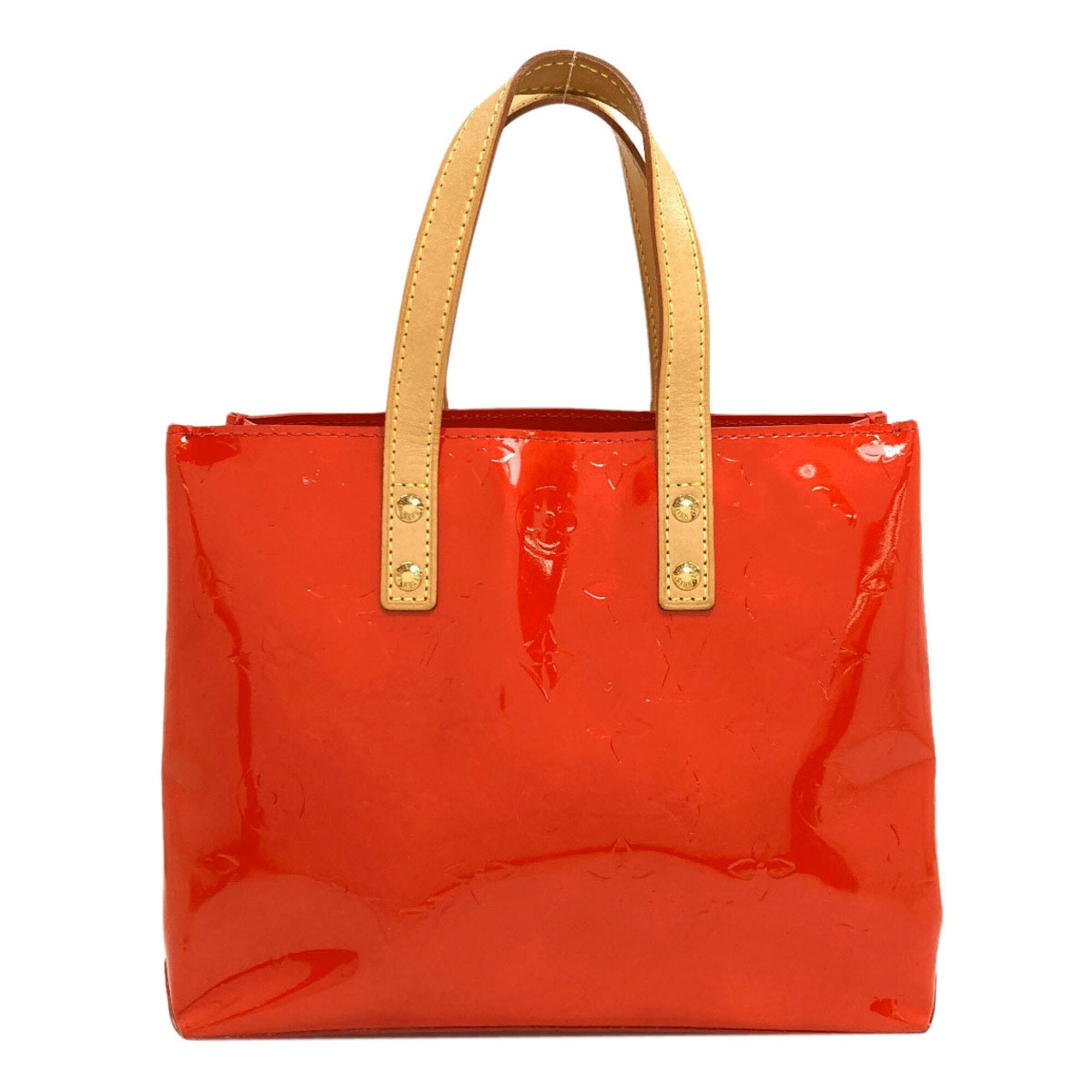 Louis Vuitton Vernis Red Color Vernis Handbag (Pre-Owned)