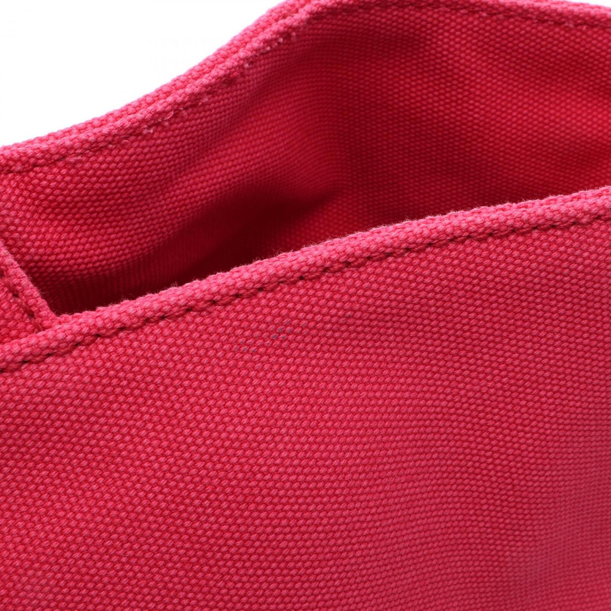 Prada Pink Canvas Handbag Tote Bag (Pre-Owned)