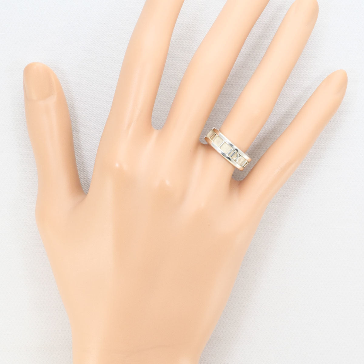 Tiffany Silver Silver 925 Band Ring (Pre-Owned)