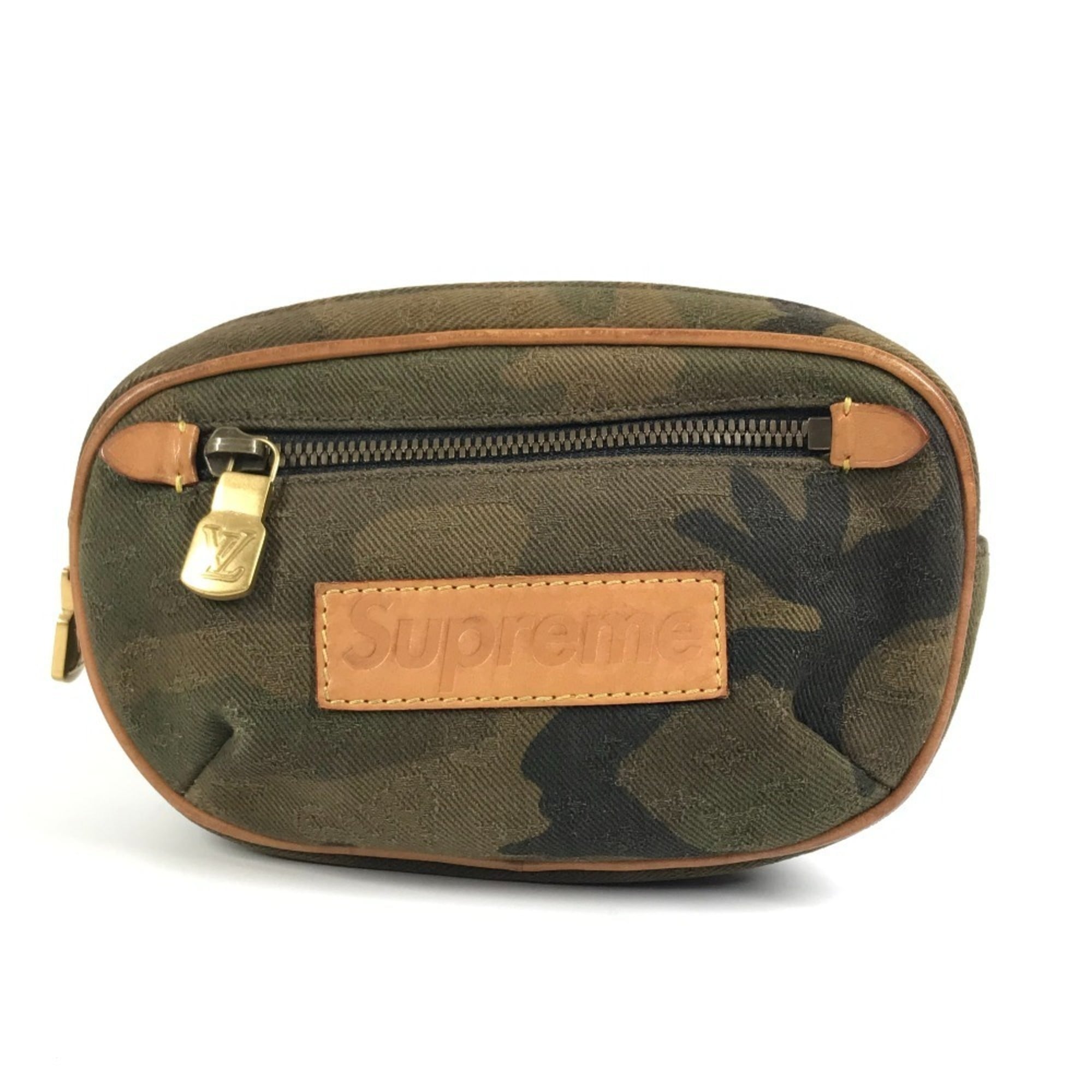 Louis Vuitton Camouflage Khaki Monogram Monogram Sling Bag (Pre-Owned)