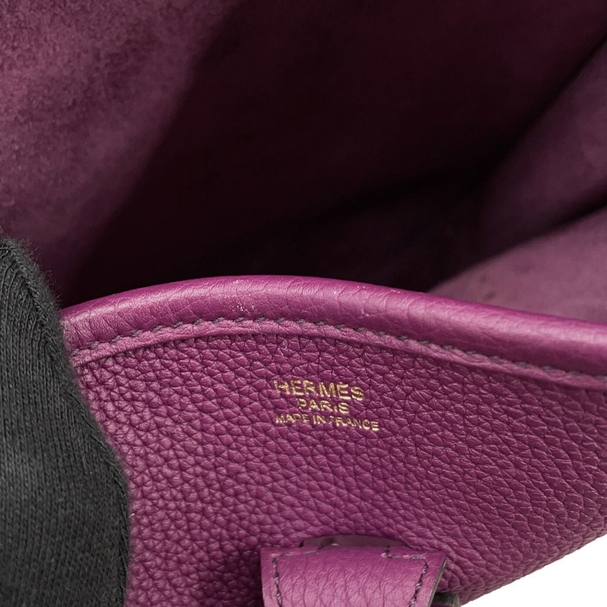 Hermes Anemone Taurillon Clemence Leather Handbag Shoulder Bag (Pre-Owned)