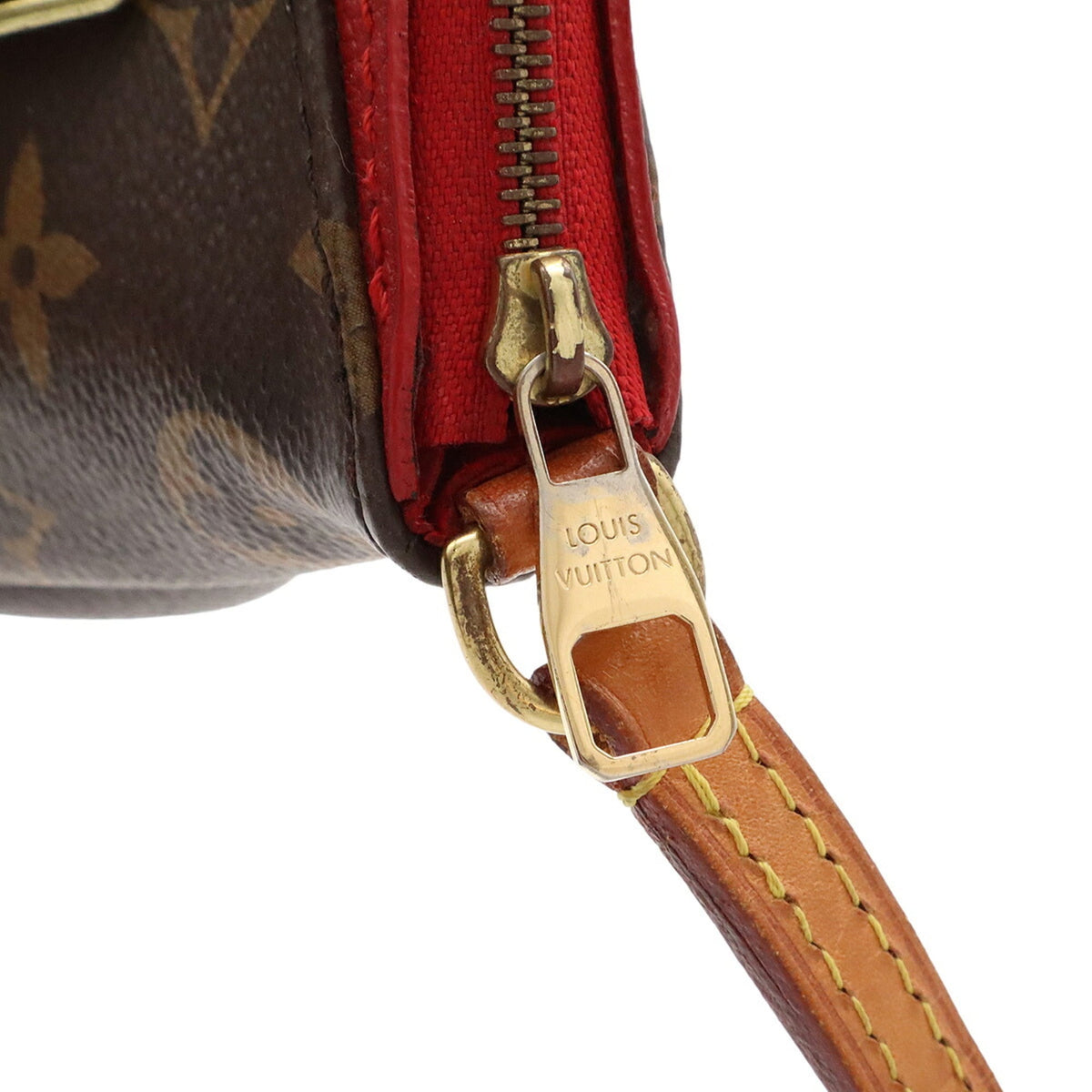 Louis Vuitton Cerise Monogram Red Color Monogram Handbag Shoulder Bag (Pre-Owned)