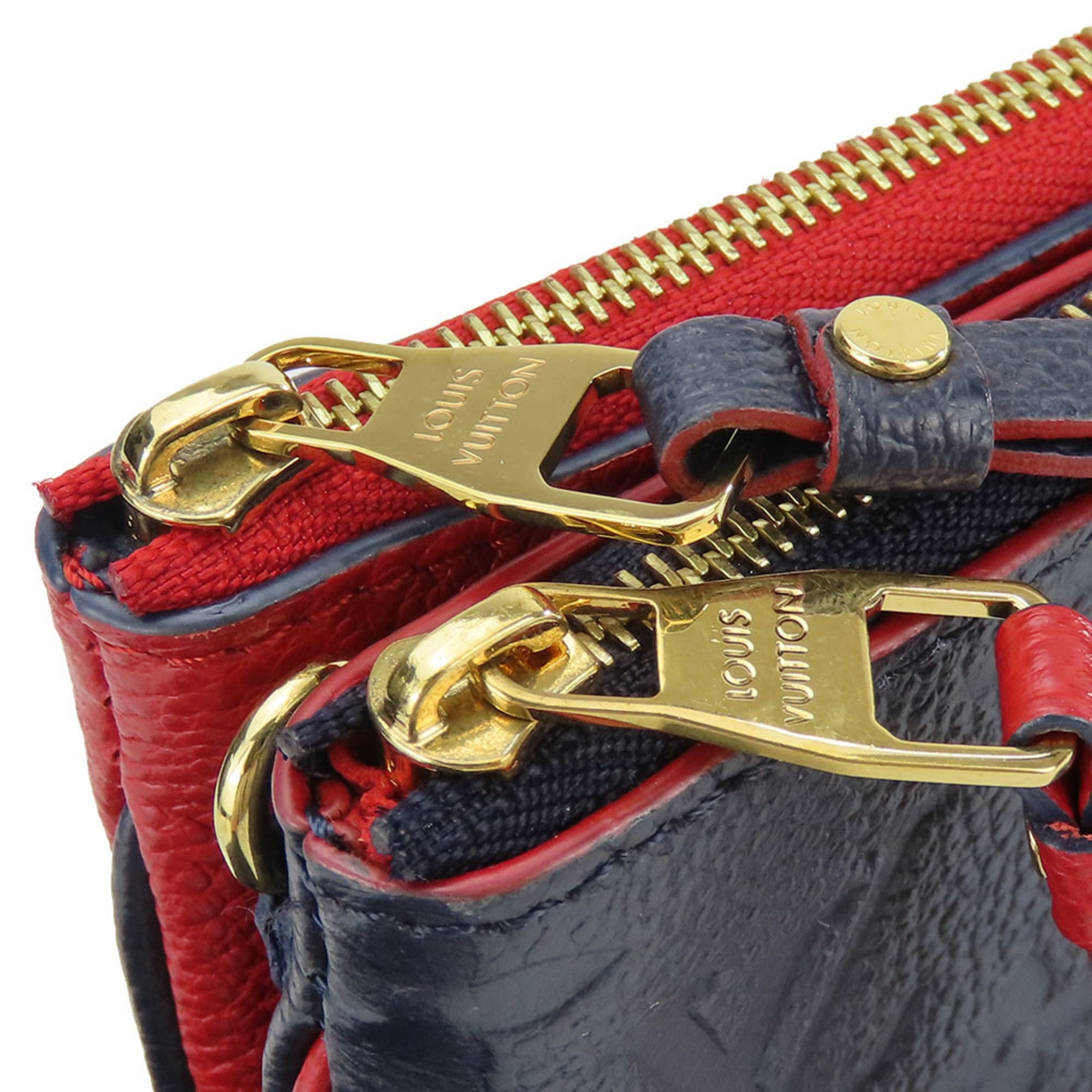 Louis Vuitton Marine Rouge Monogram Empreinte Pochette Shoulder Bag (Pre-Owned)
