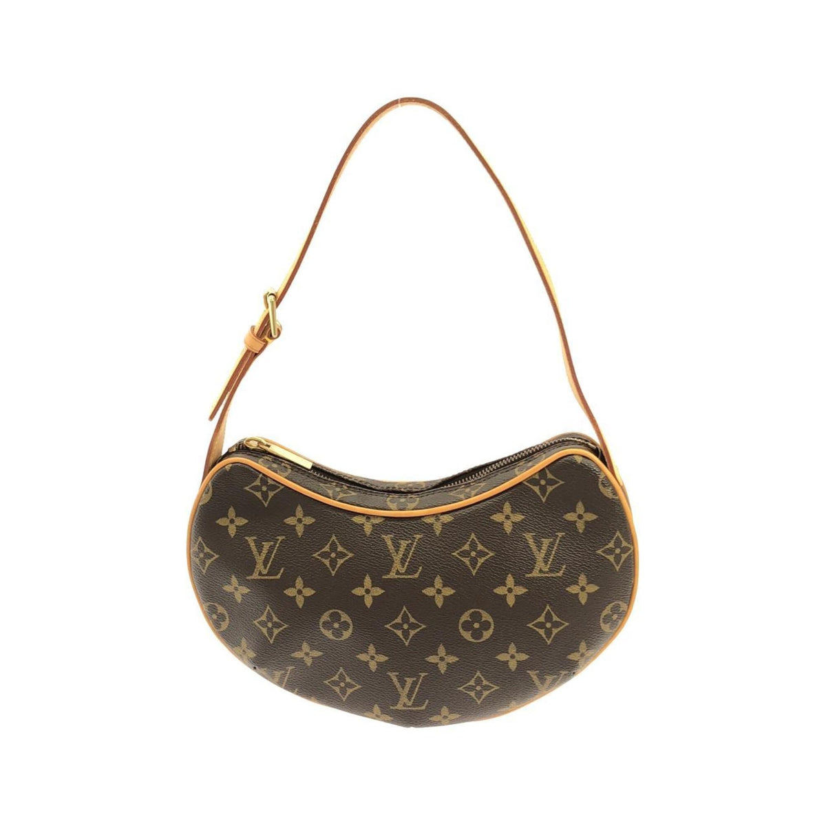 Louis Vuitton Marron Coated Canvas Pochette Shoulder Bag (Pre-Owned)