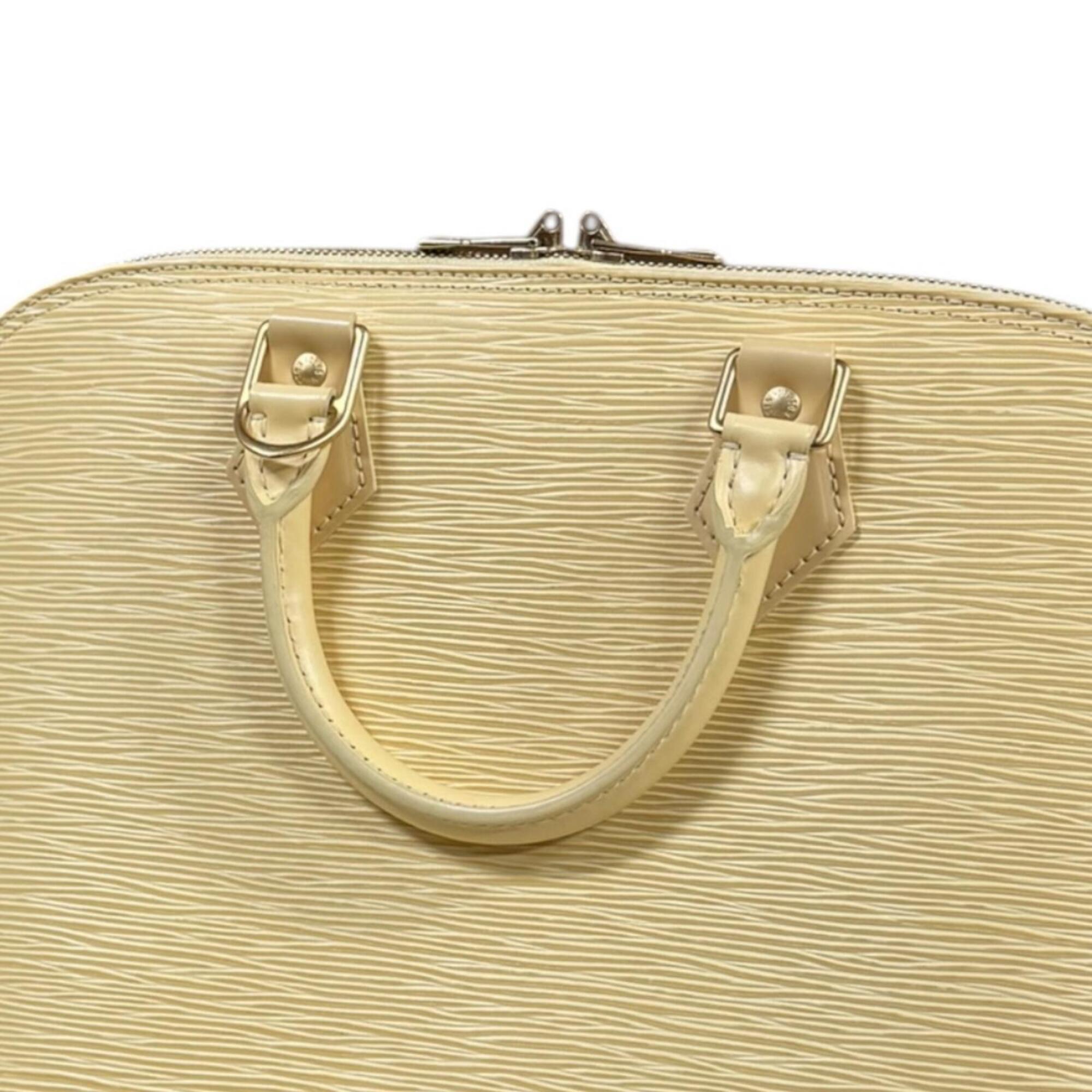 Louis Vuitton Epi Beige Epi Leather Handbag (Pre-Owned)