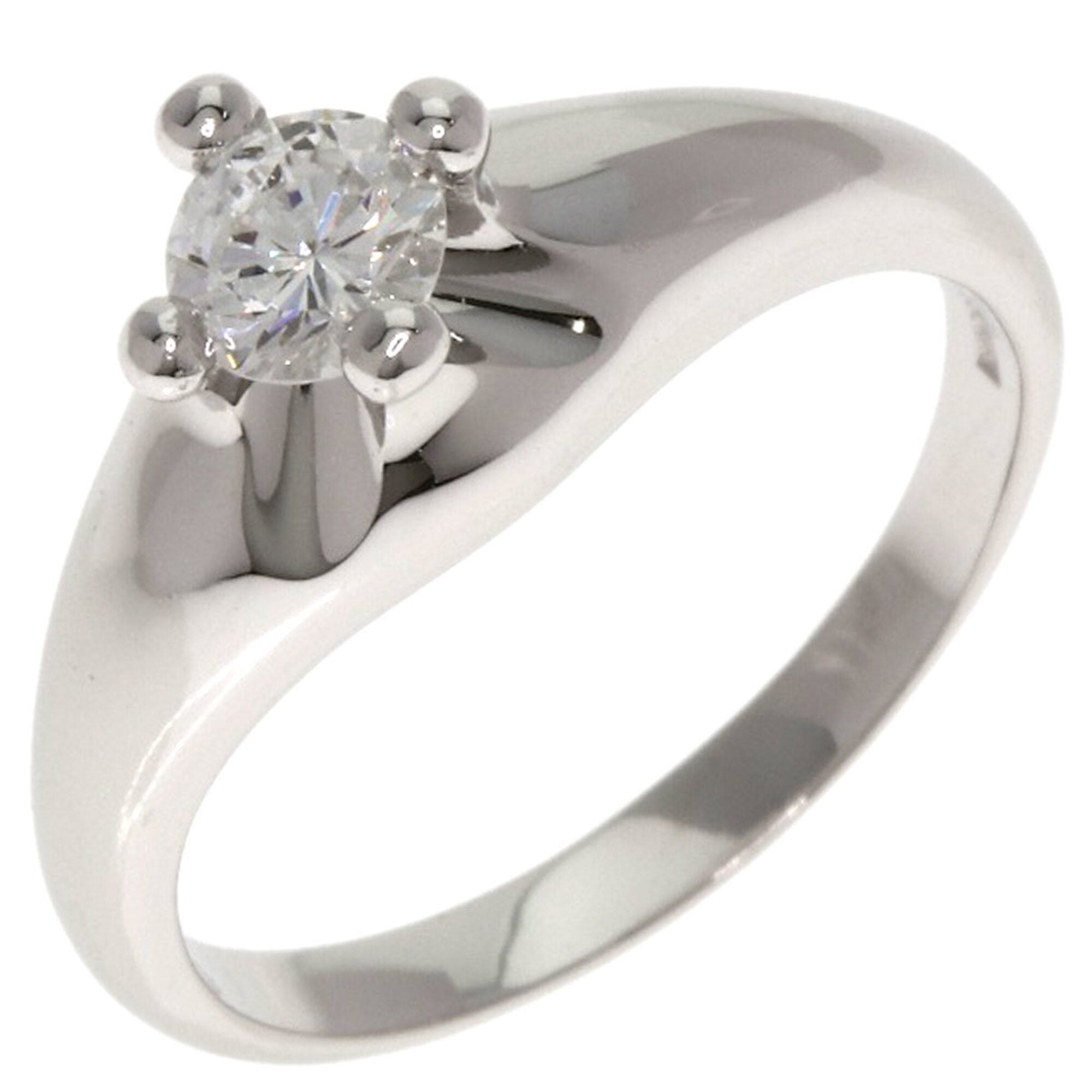 Bvlgari Platinum Platinum 950 Band Ring (Pre-Owned)