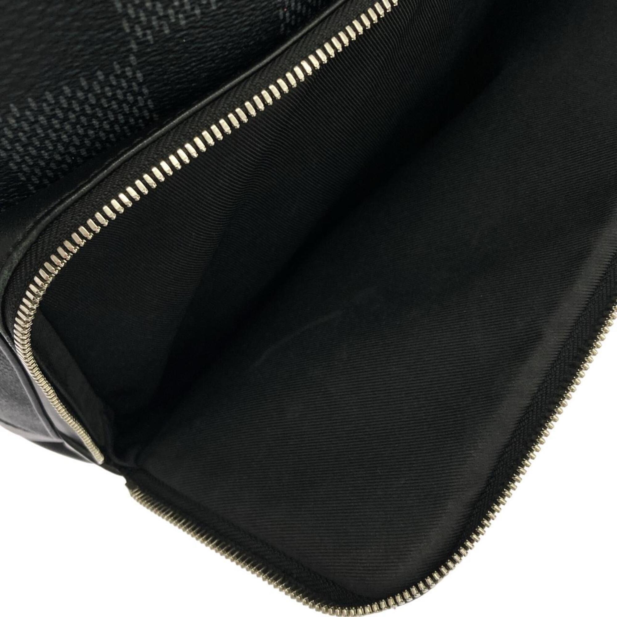 Louis Vuitton Graphite Coated Canvas Backpack (Pre-Owned)