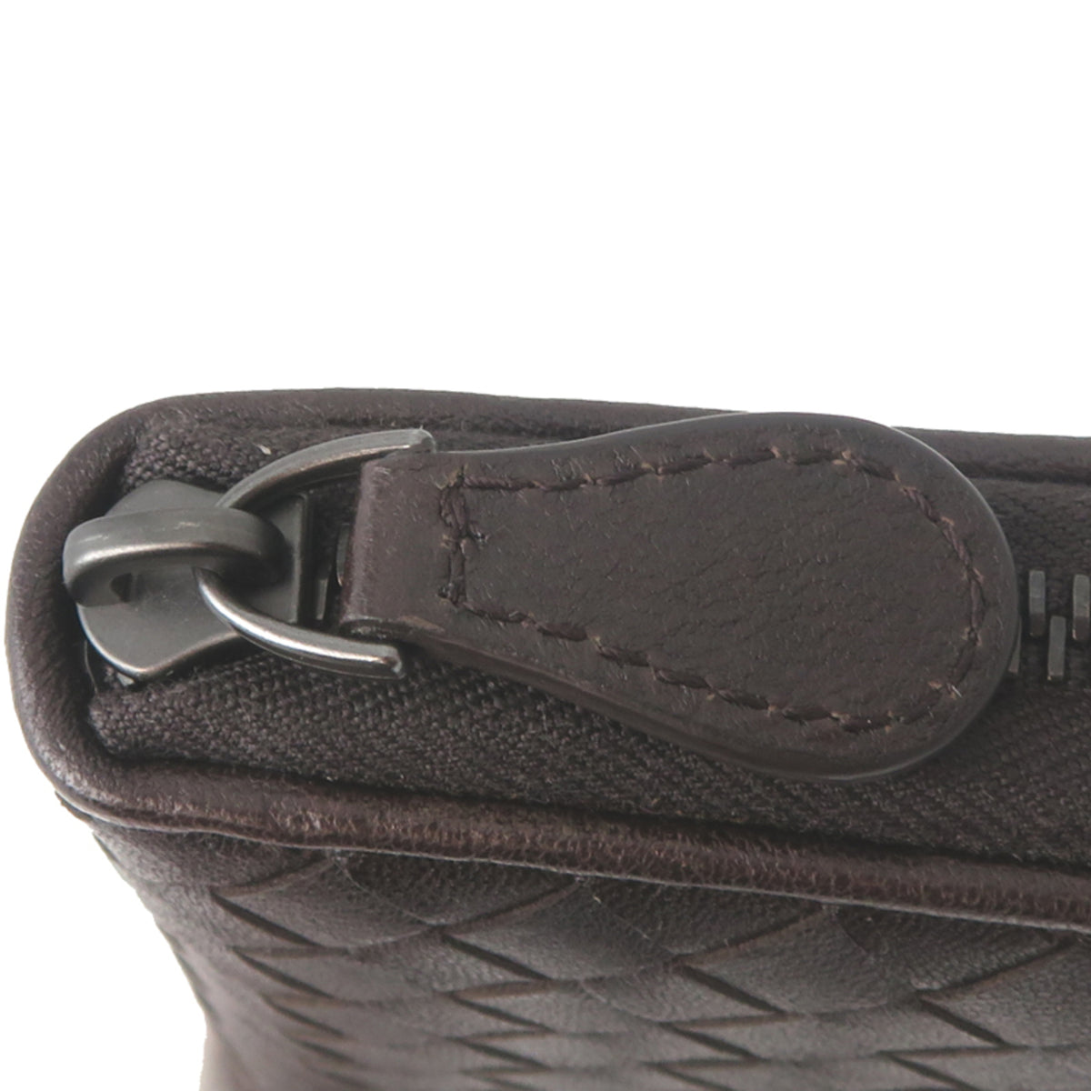 Bottega Veneta Brown Leather Long Wallet (Bi-Fold) (Pre-Owned)