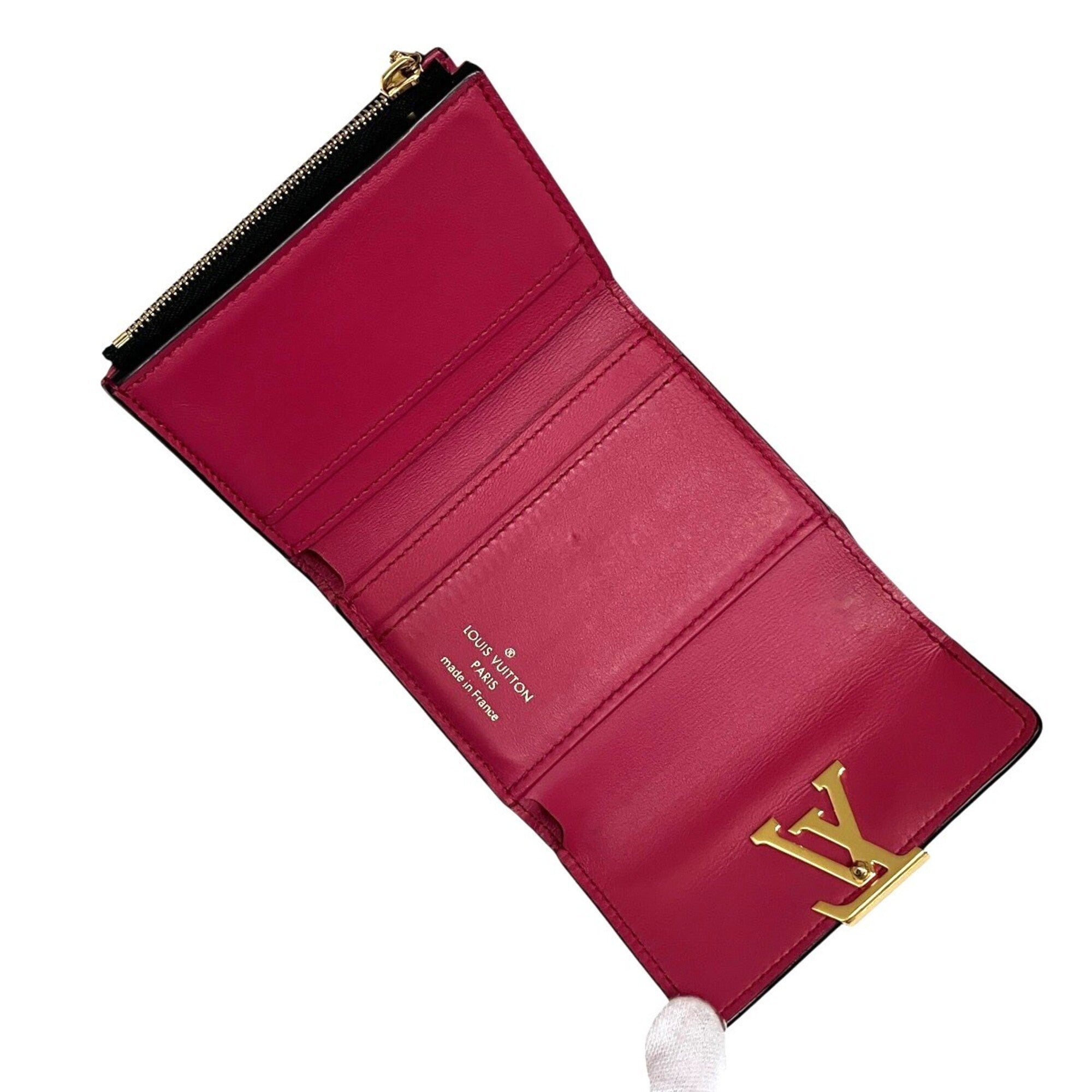 Louis Vuitton Taurillon Leather Wallet (Tri-Fold) (Pre-Owned)