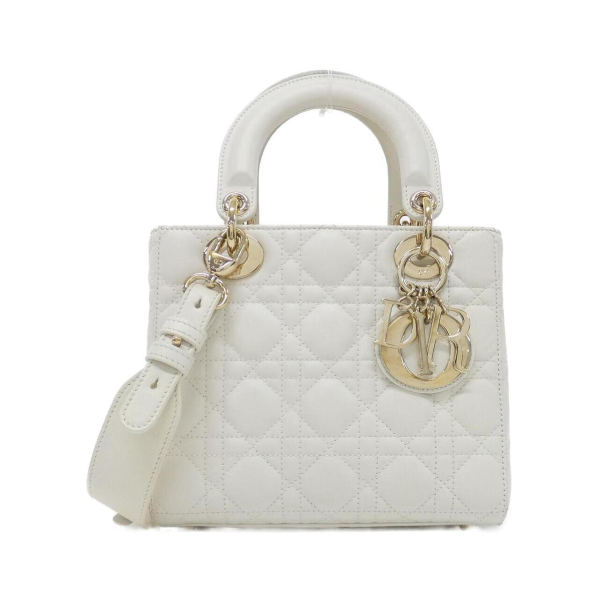 Christian Dior White Leather Handbag (Pre-Owned)