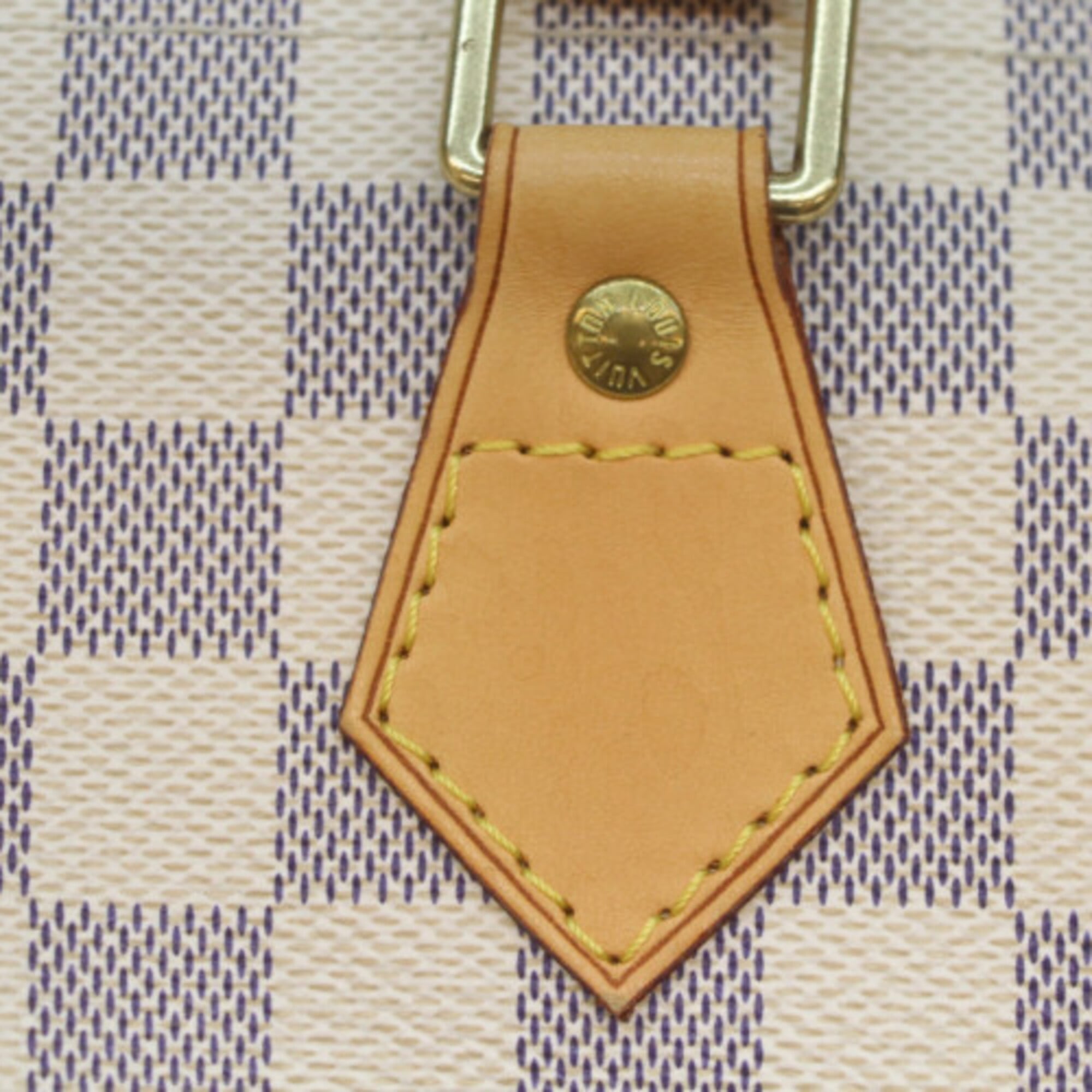 Louis Vuitton Beige Damier Azur Handbag (Pre-Owned)