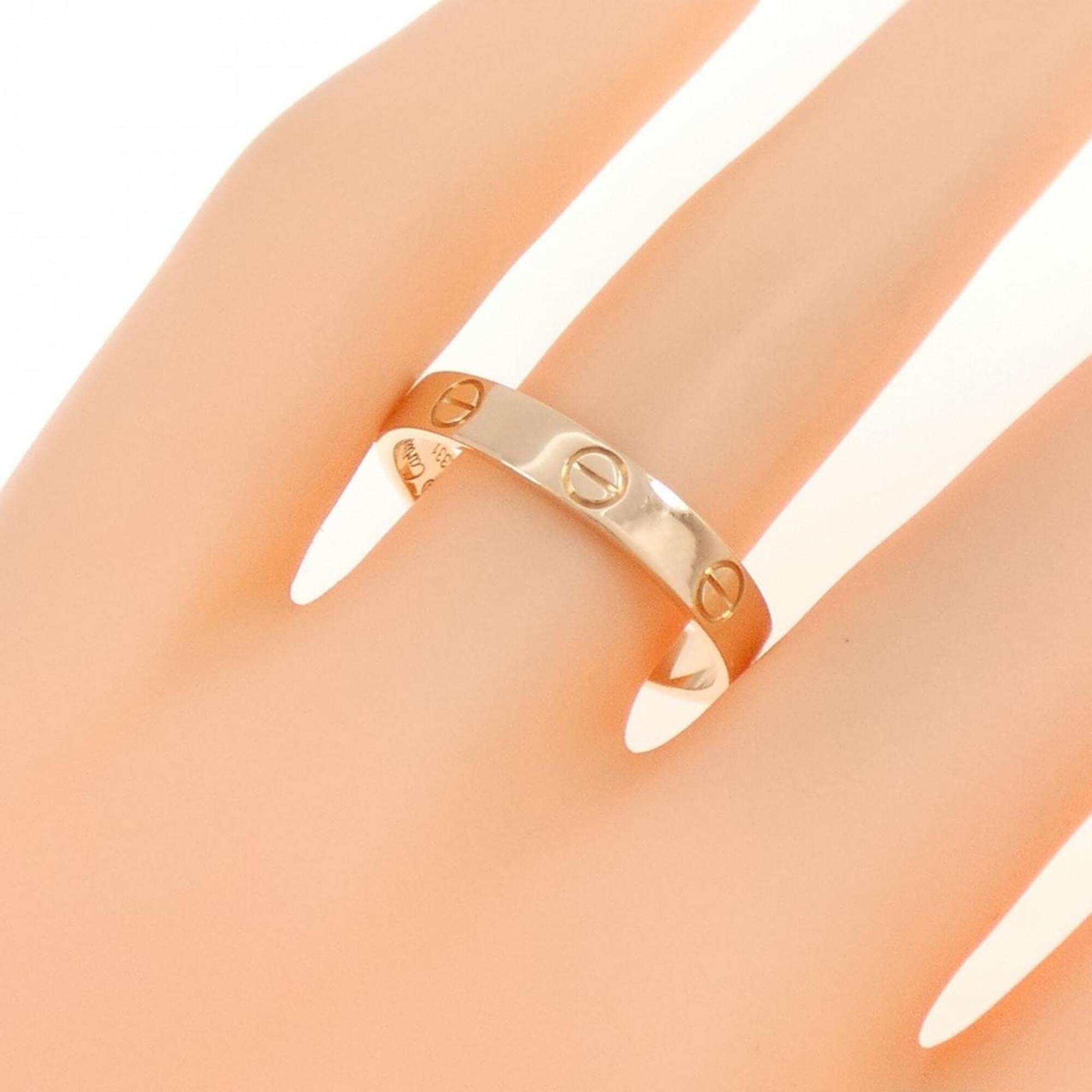 Cartier Love Pink Gold (18K) Band Ring (Pre-Owned)