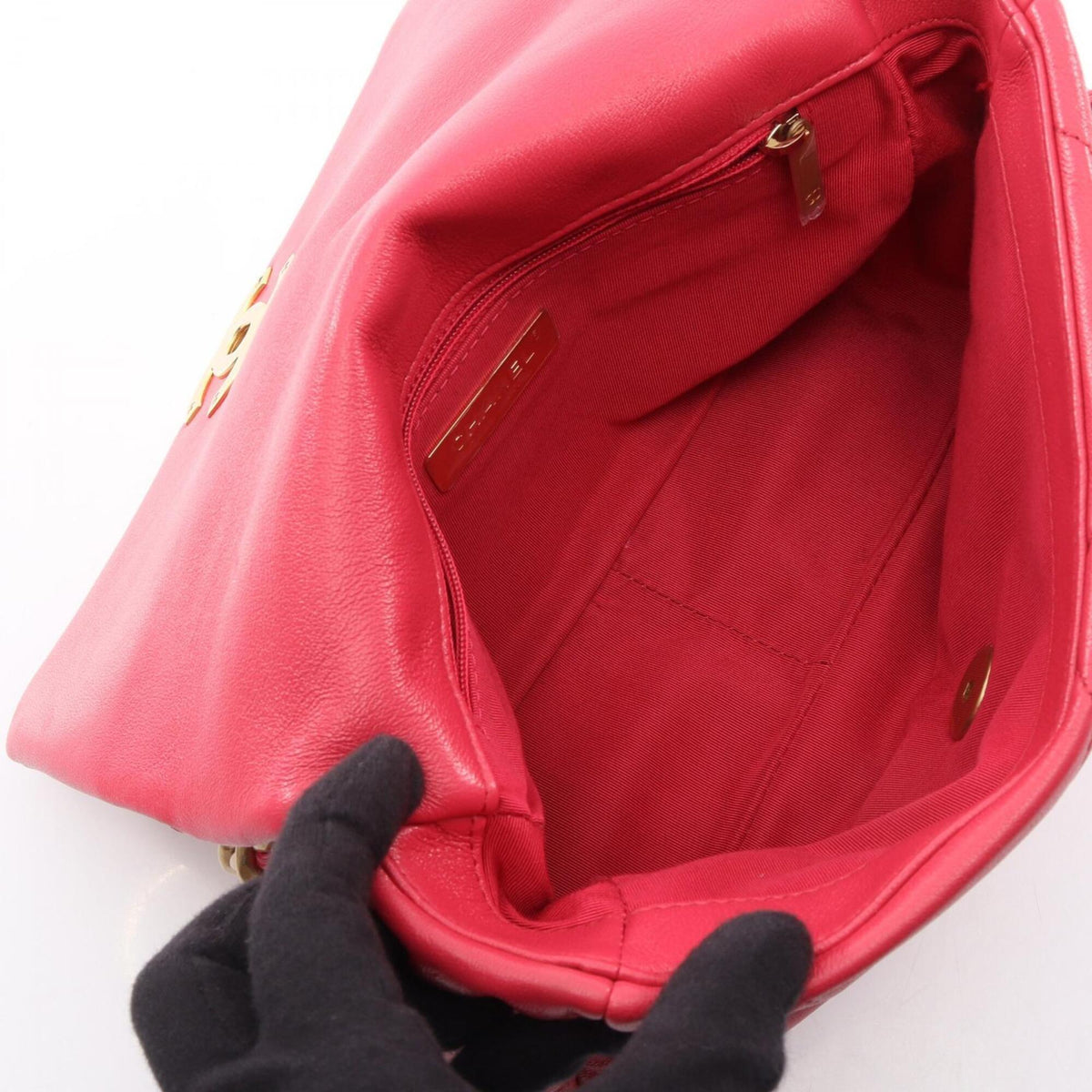 Chanel Pink Leather Handbag Shoulder Bag (Pre-Owned)