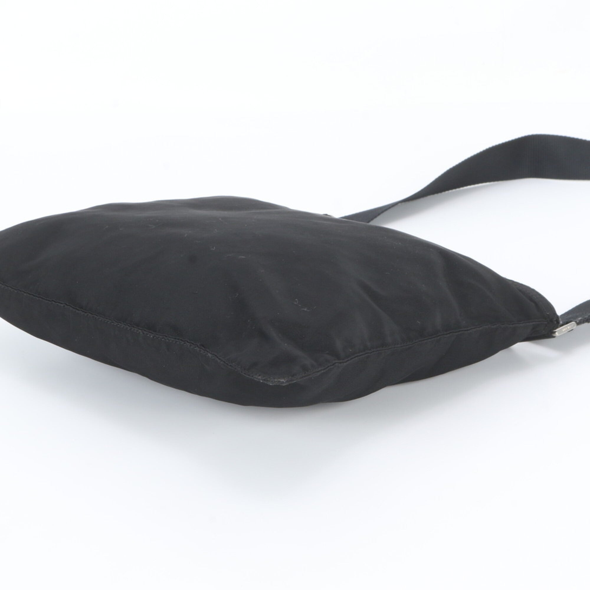 Prada Black Messenger Bag Shoulder Bag (Pre-Owned)
