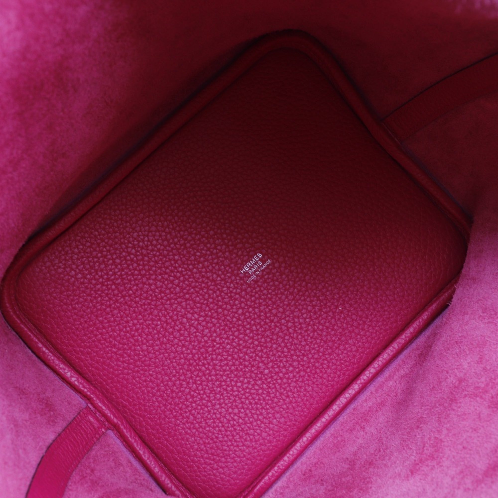 Hermes Pink Togo Leather Handbag (Pre-Owned)
