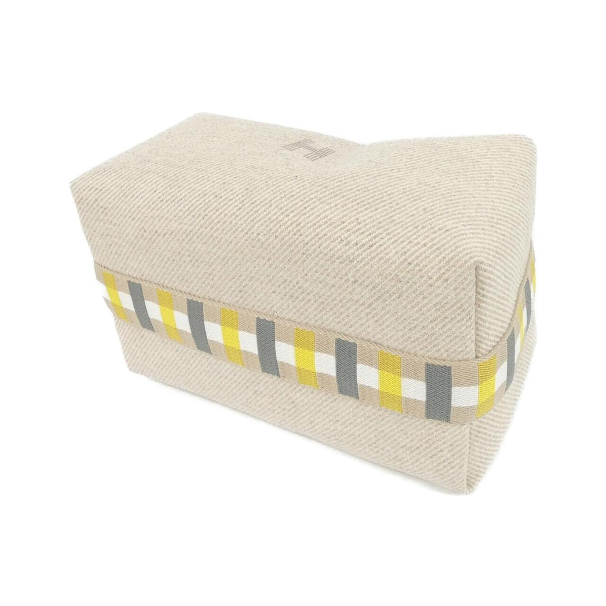 Hermes Beige Wool Pouch (Pre-Owned)